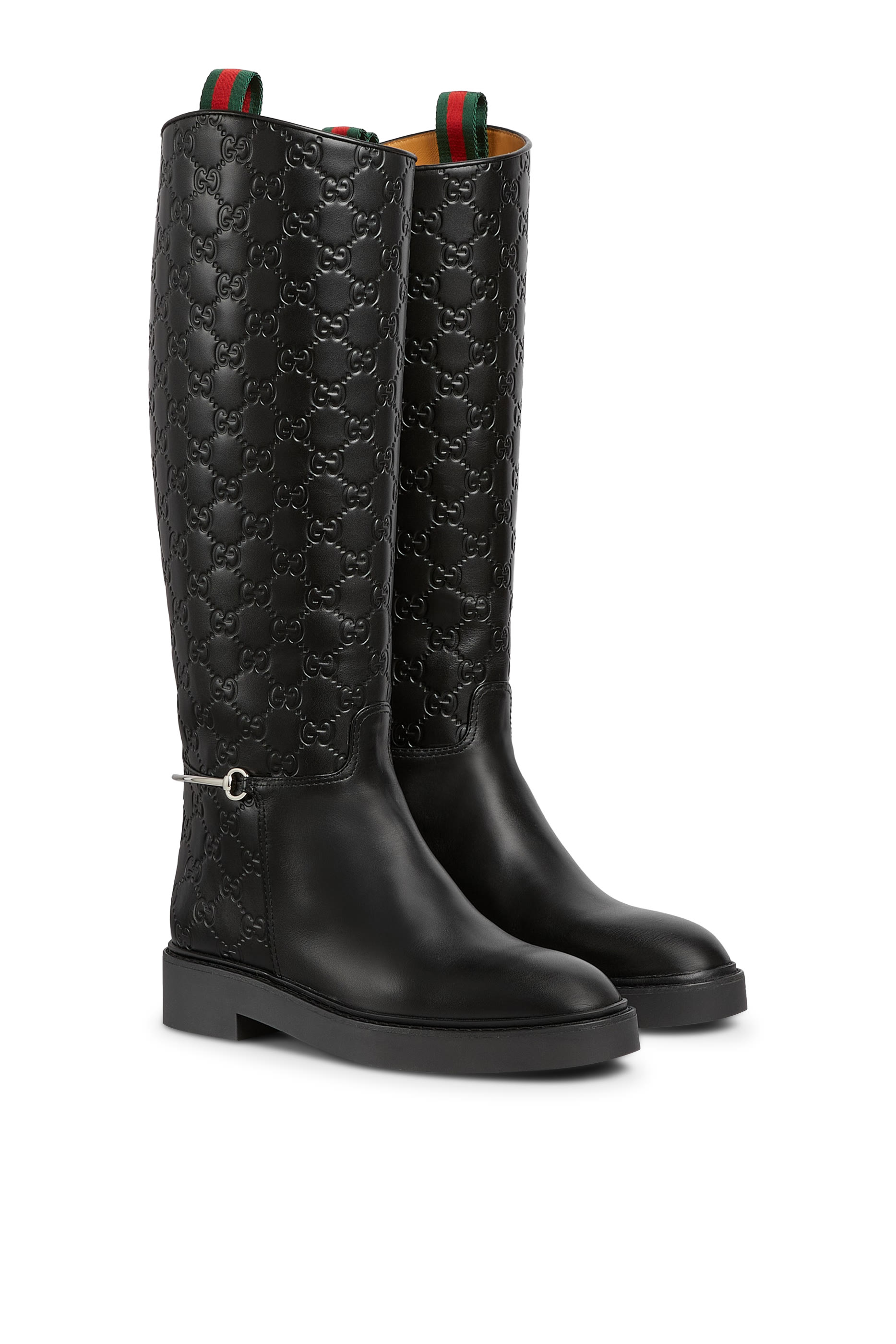 بوت رفيع بحلية لجام الحصان