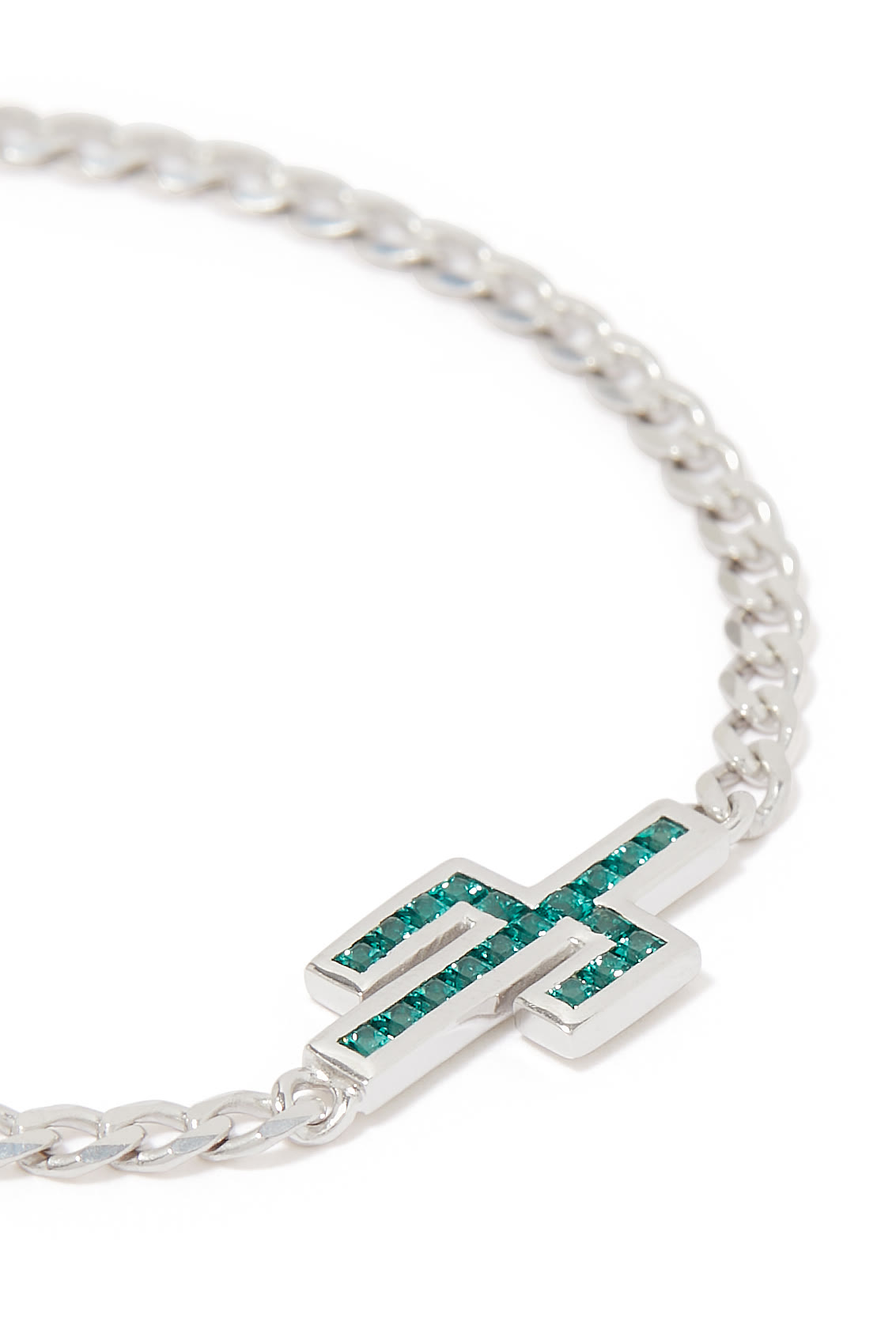 سوار بحلية صبار مرصعة بحجر عقيق