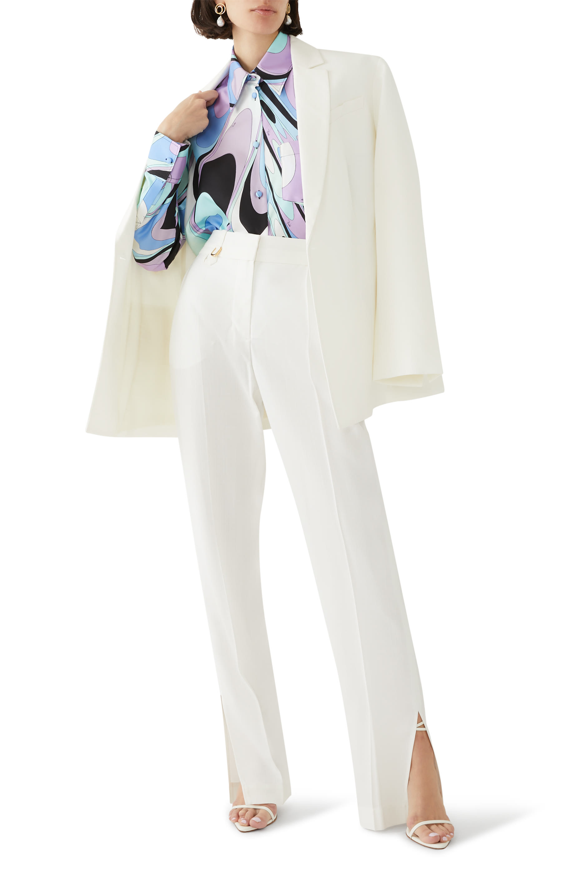 قميص بيجامة حرير تويل