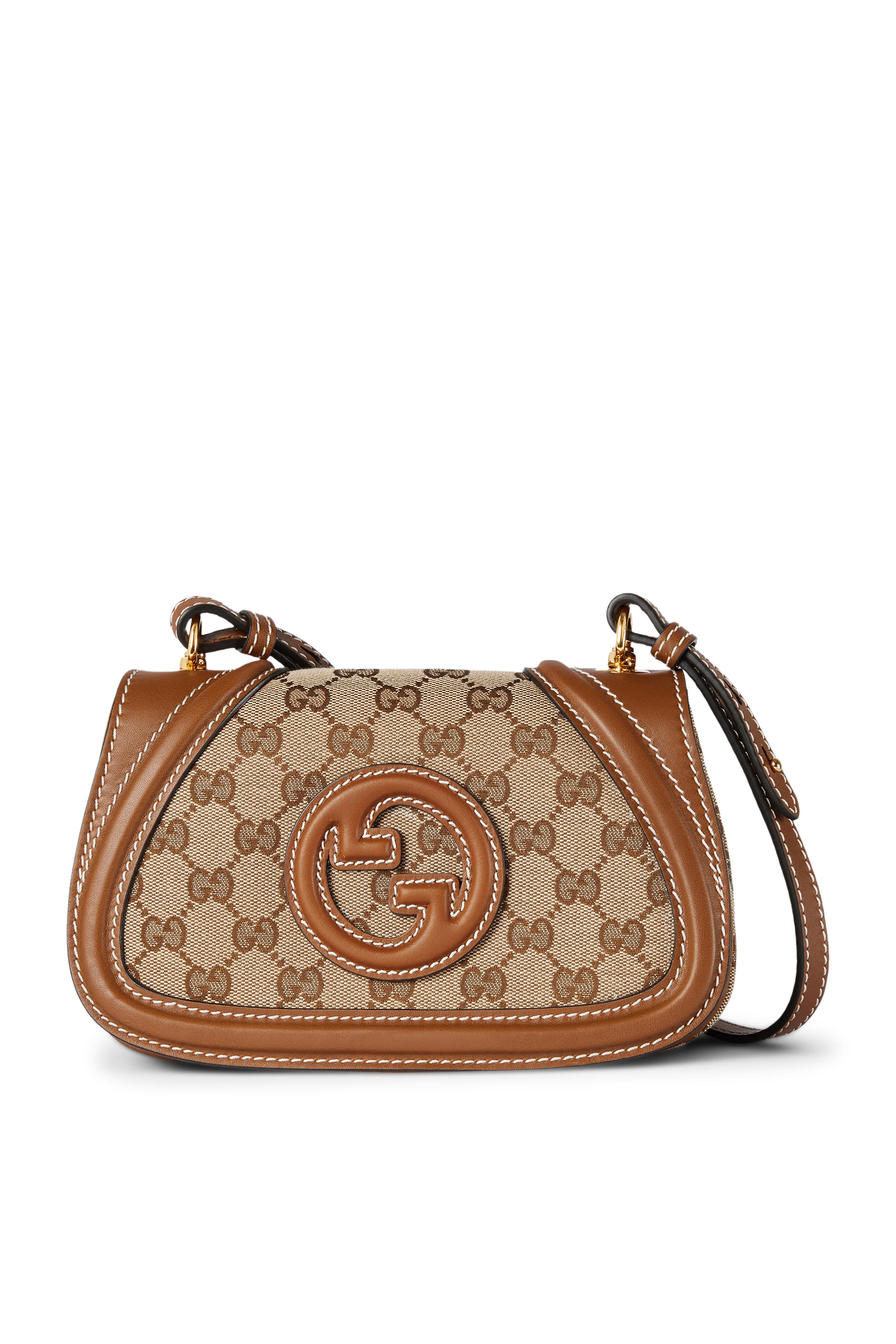 حقيبة كتف بلوندي صغيرة