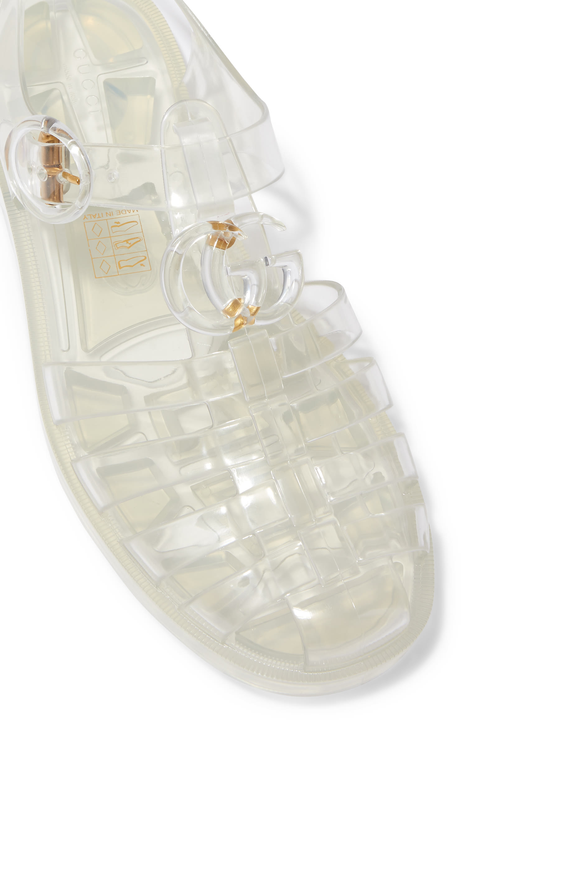 صندل مزين بشعار G مزدوج