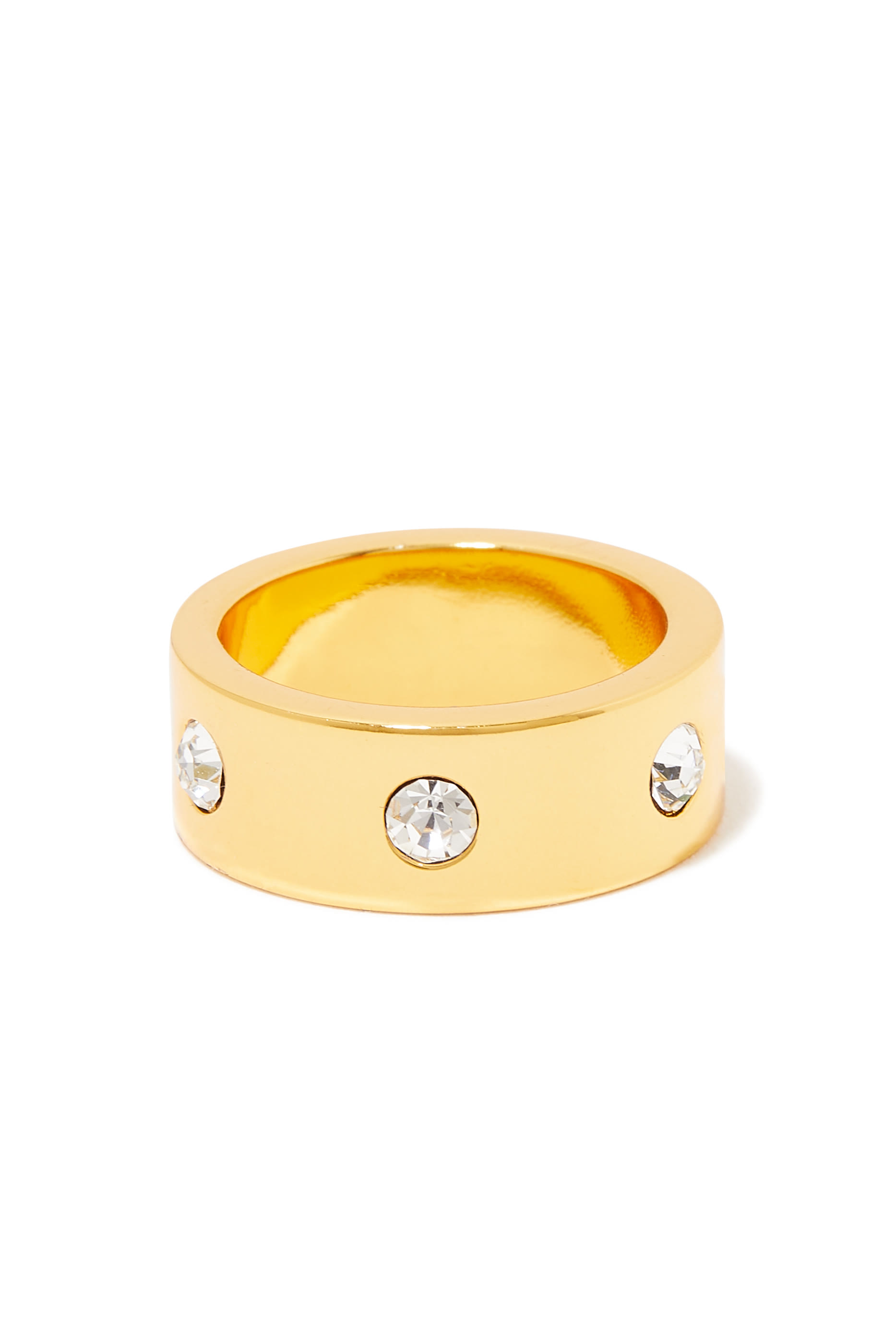 خاتم معدني بتصميم شعار الماركة