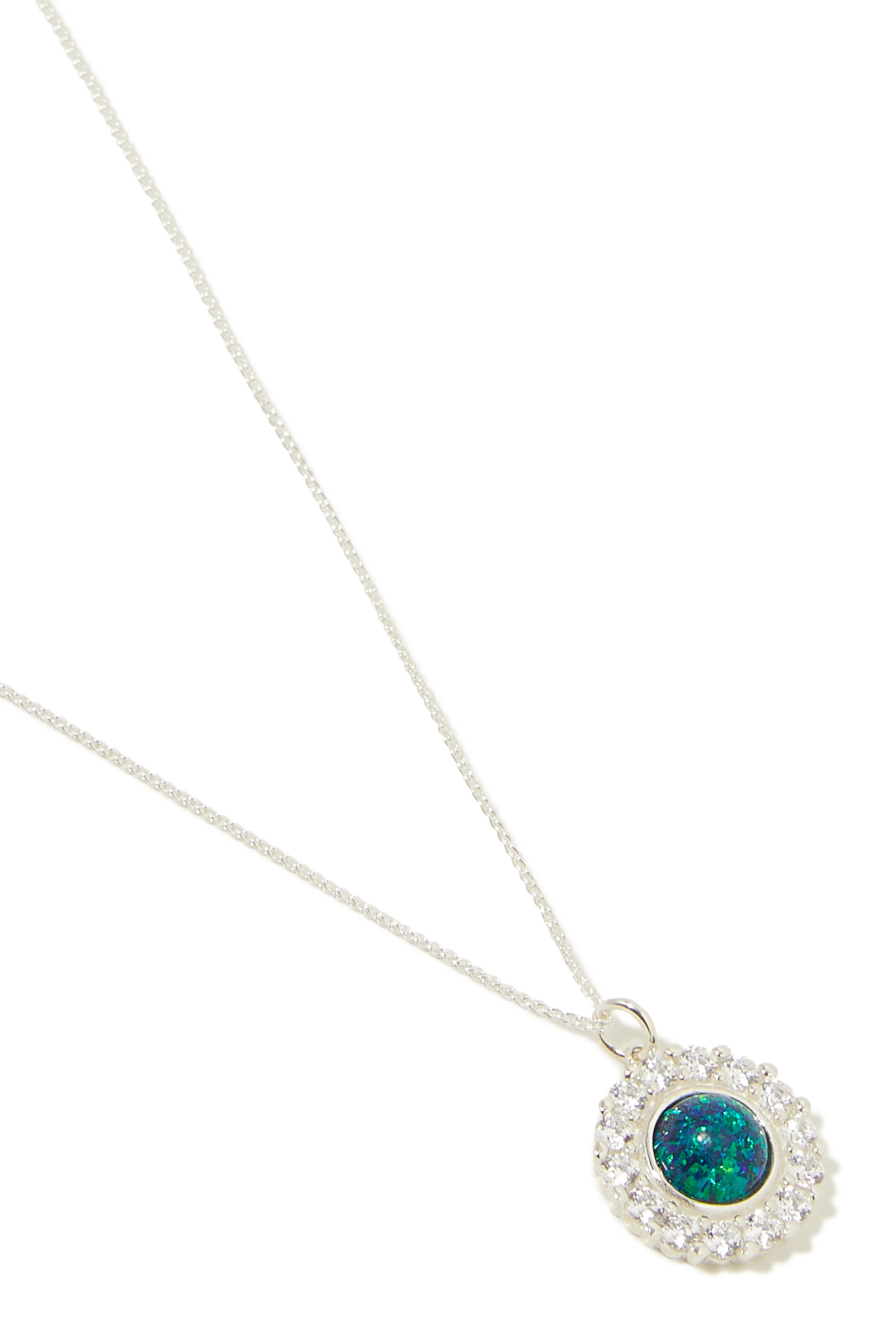 قلادة بدلاية ديزي خضراء