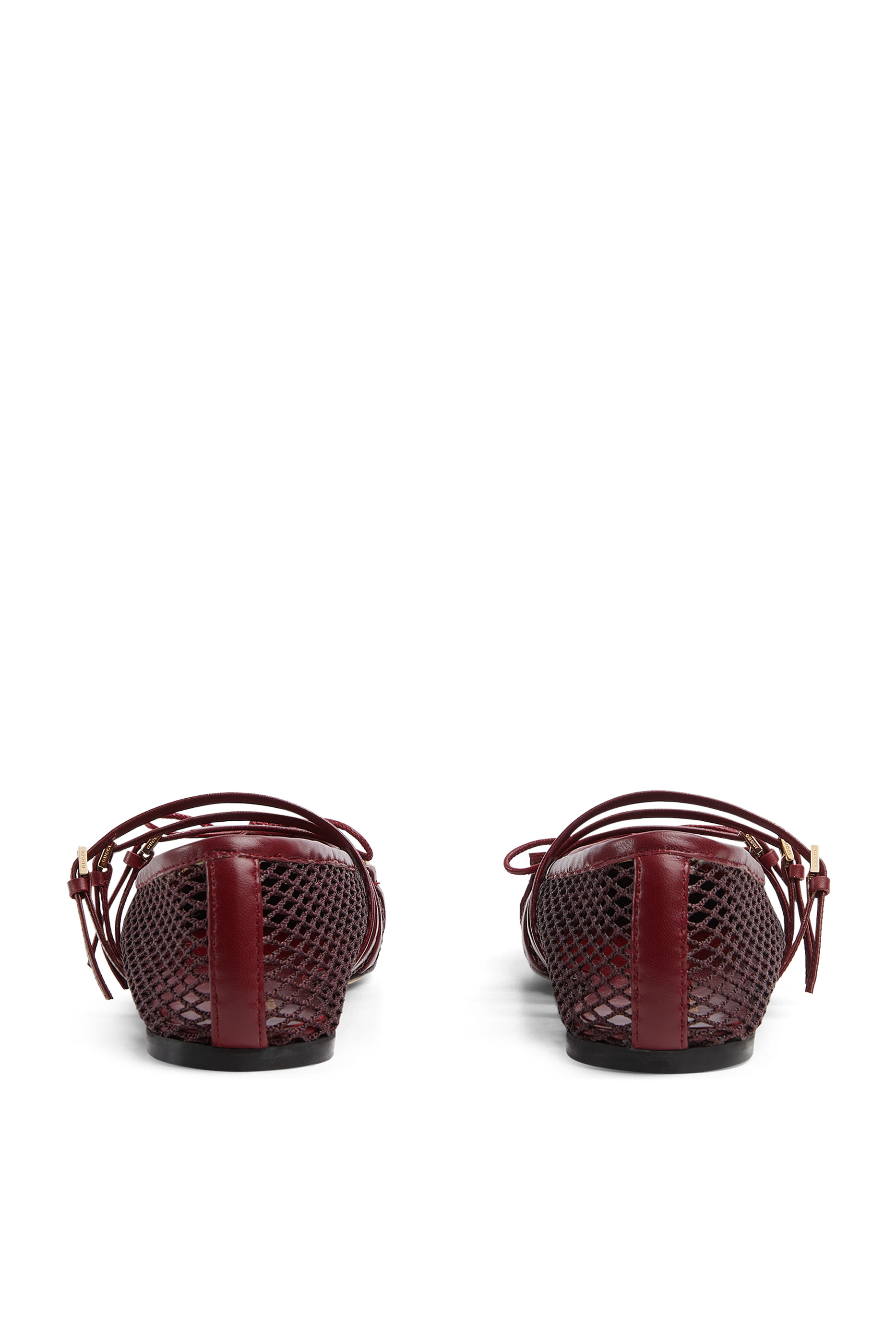 حذاء بالرينا بكعب مسطح وحلية لجام الحصان وشعار الماركة