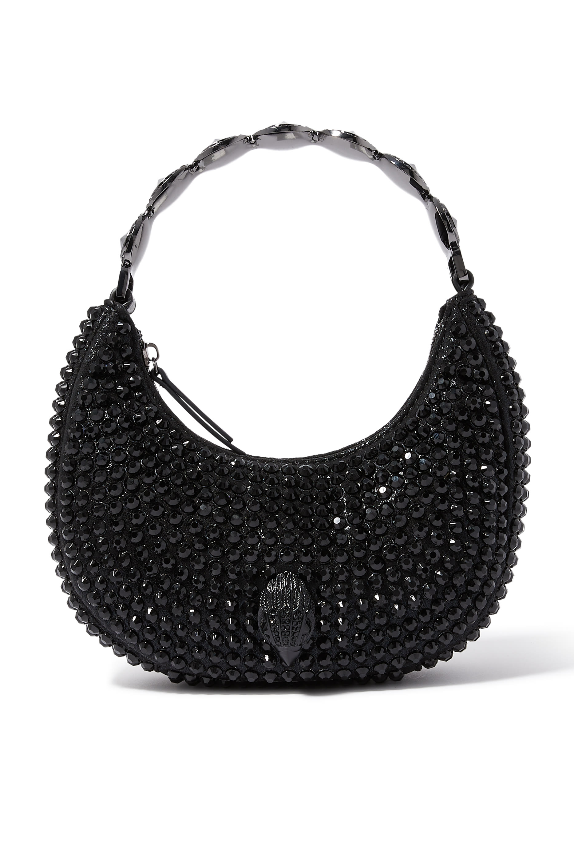 حقيبة أوكتافيا صغيرة بتصميم مقوس قماش