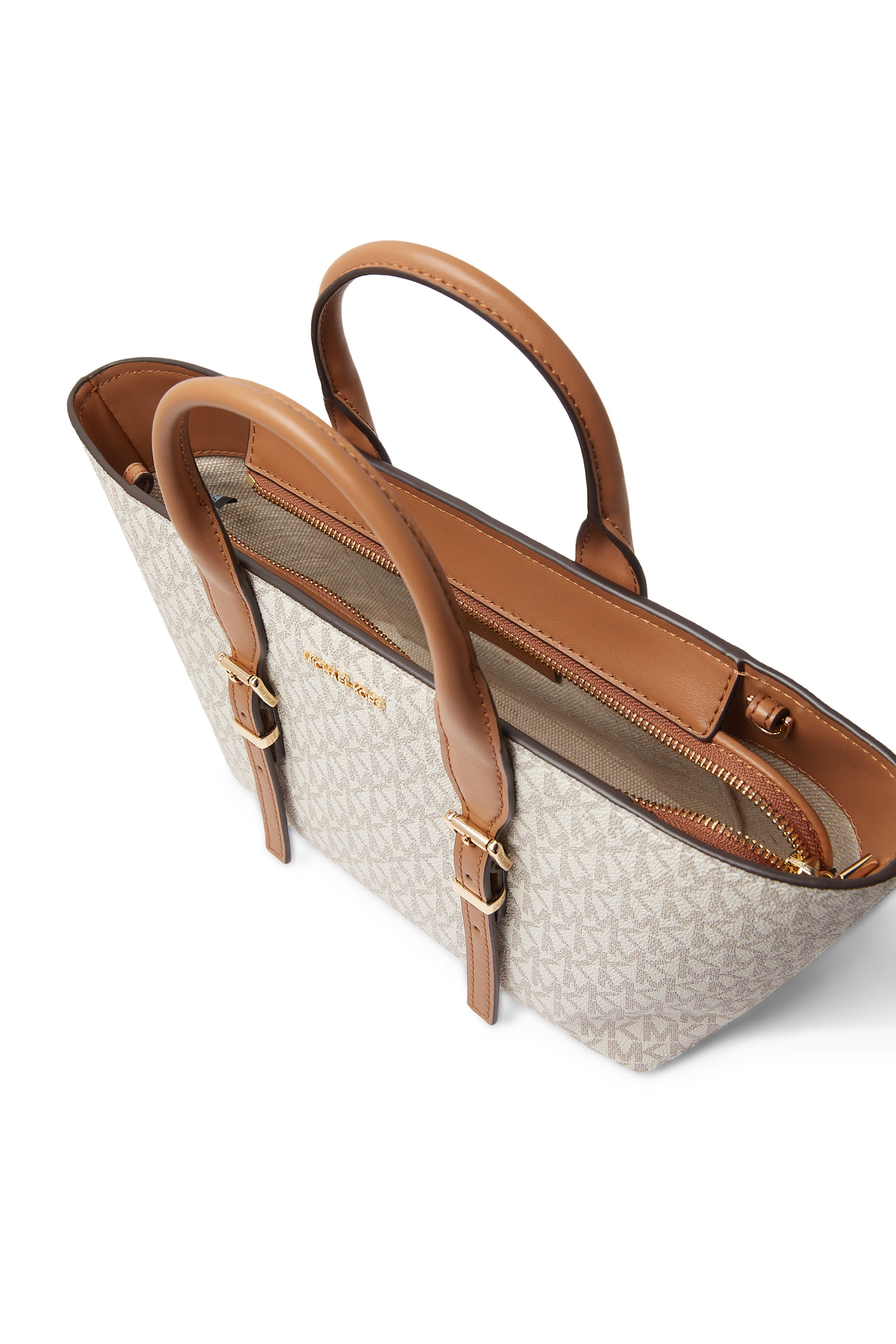 حقيبة يد مور  صغيرة قماش قنب بطلاء شعار الماركة