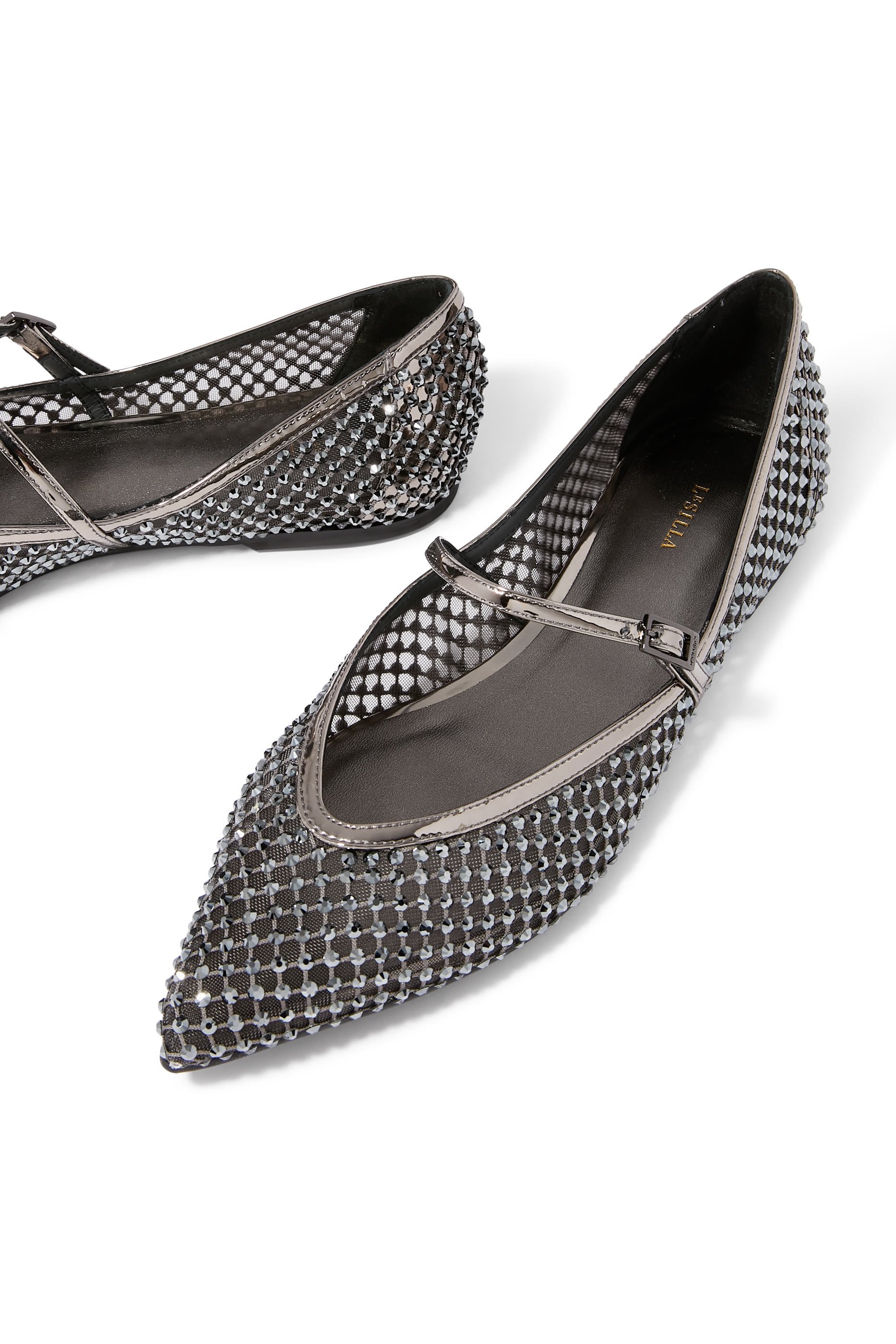 حذاء بالرينا ماري جين بكعب مسطح