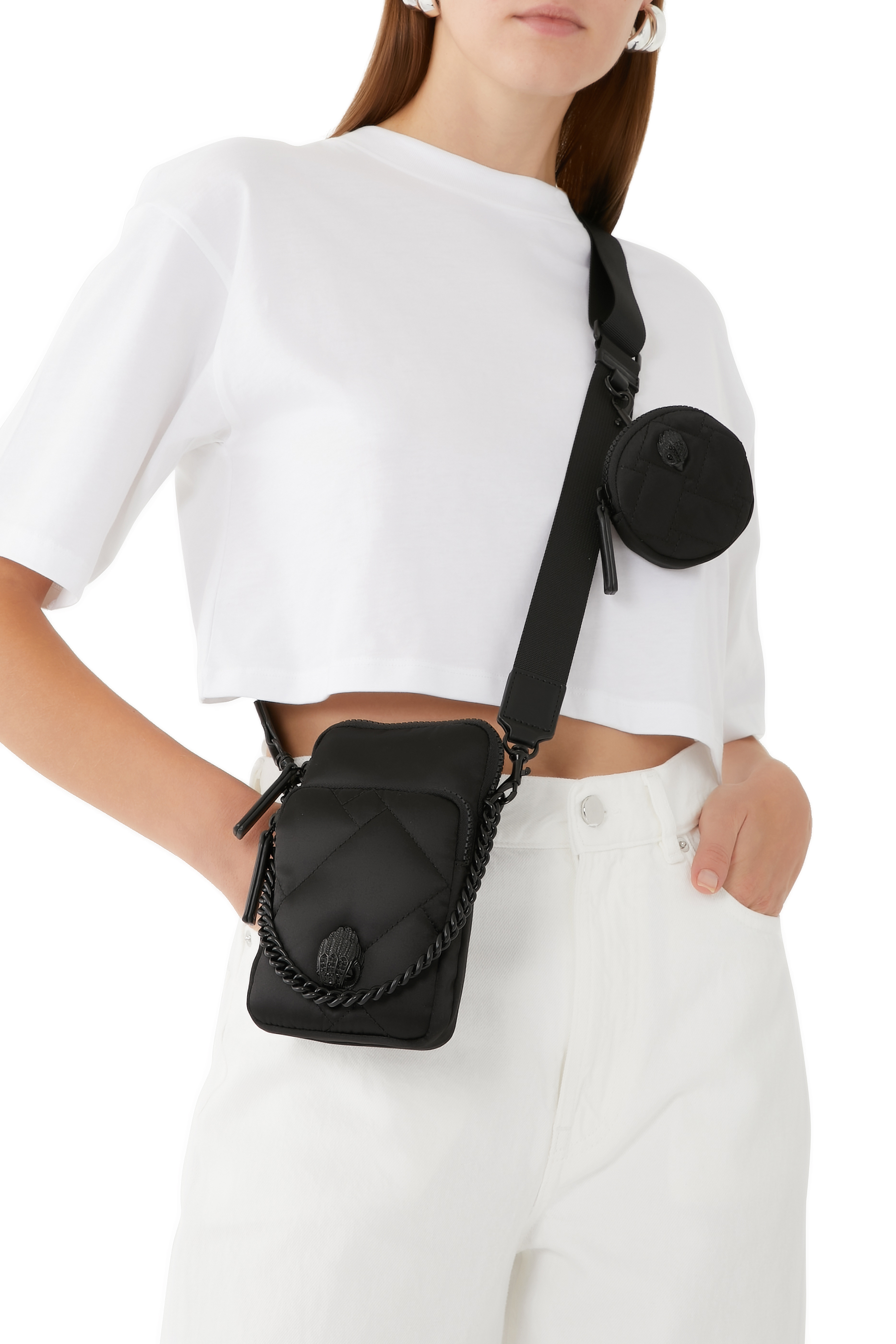 حقيبة كروس متعددة الجيوب نايلون معاد تدويره