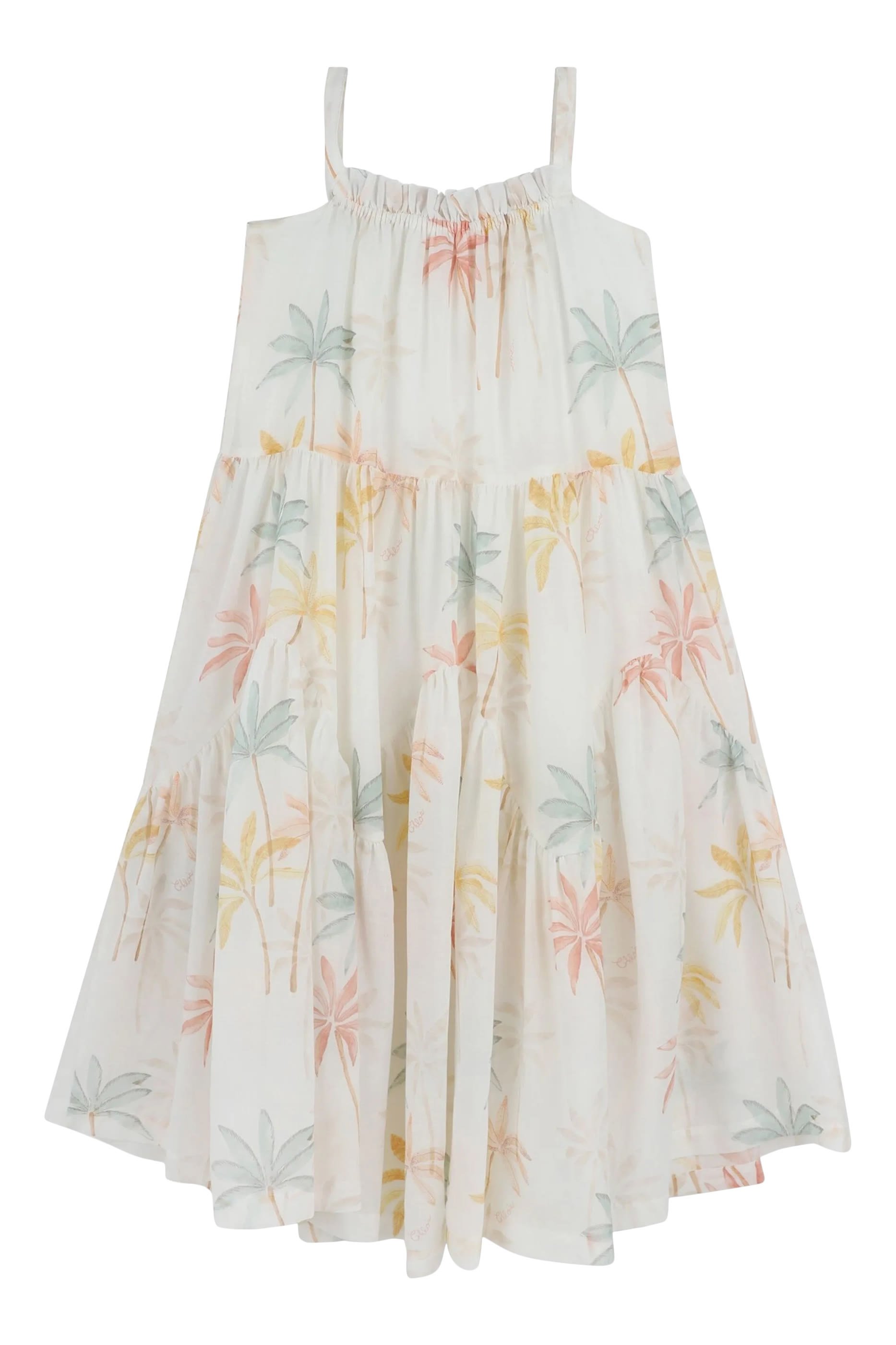 فستان بنقشة نخيل للأطفال