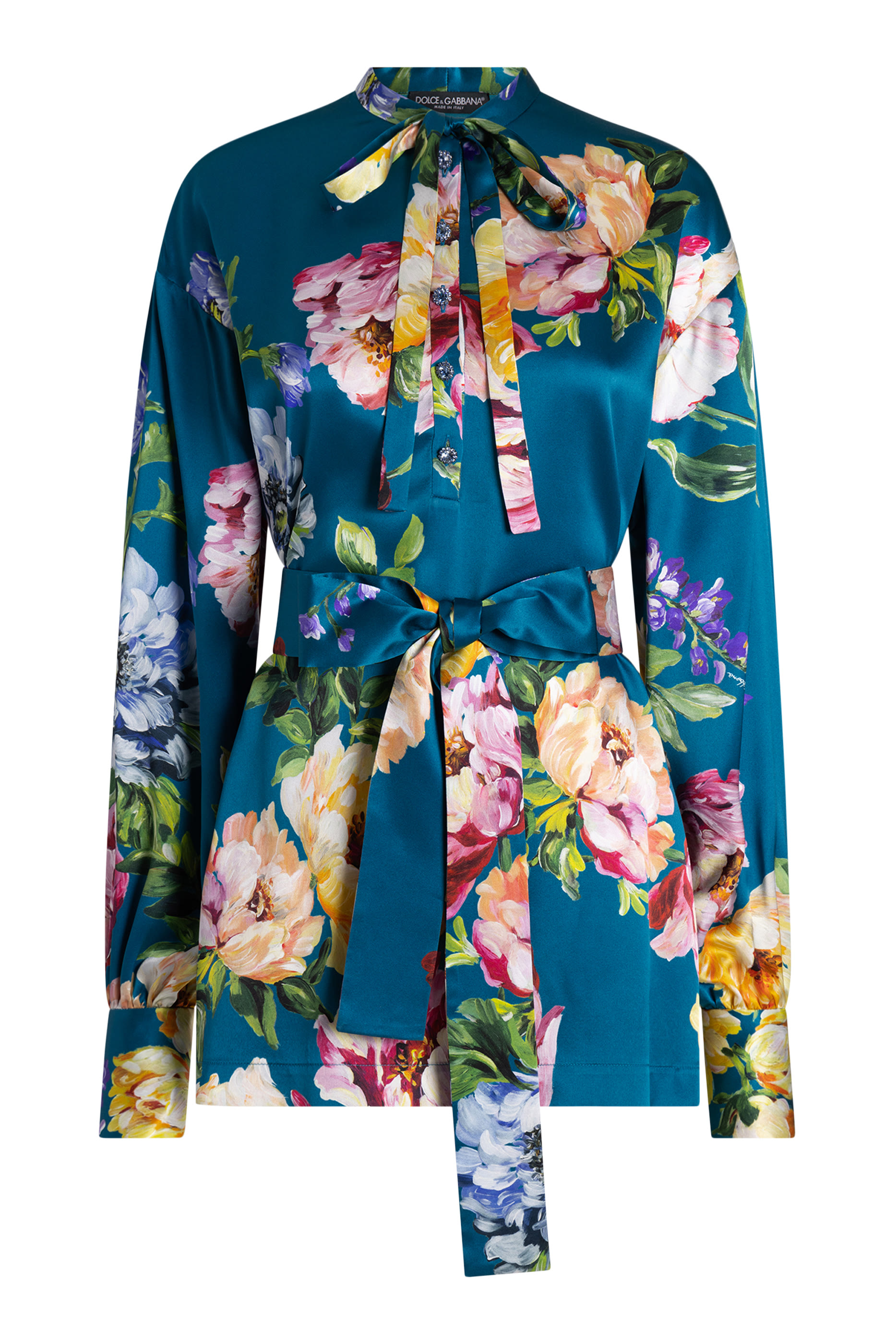 قميص بنقشة فاوانيا