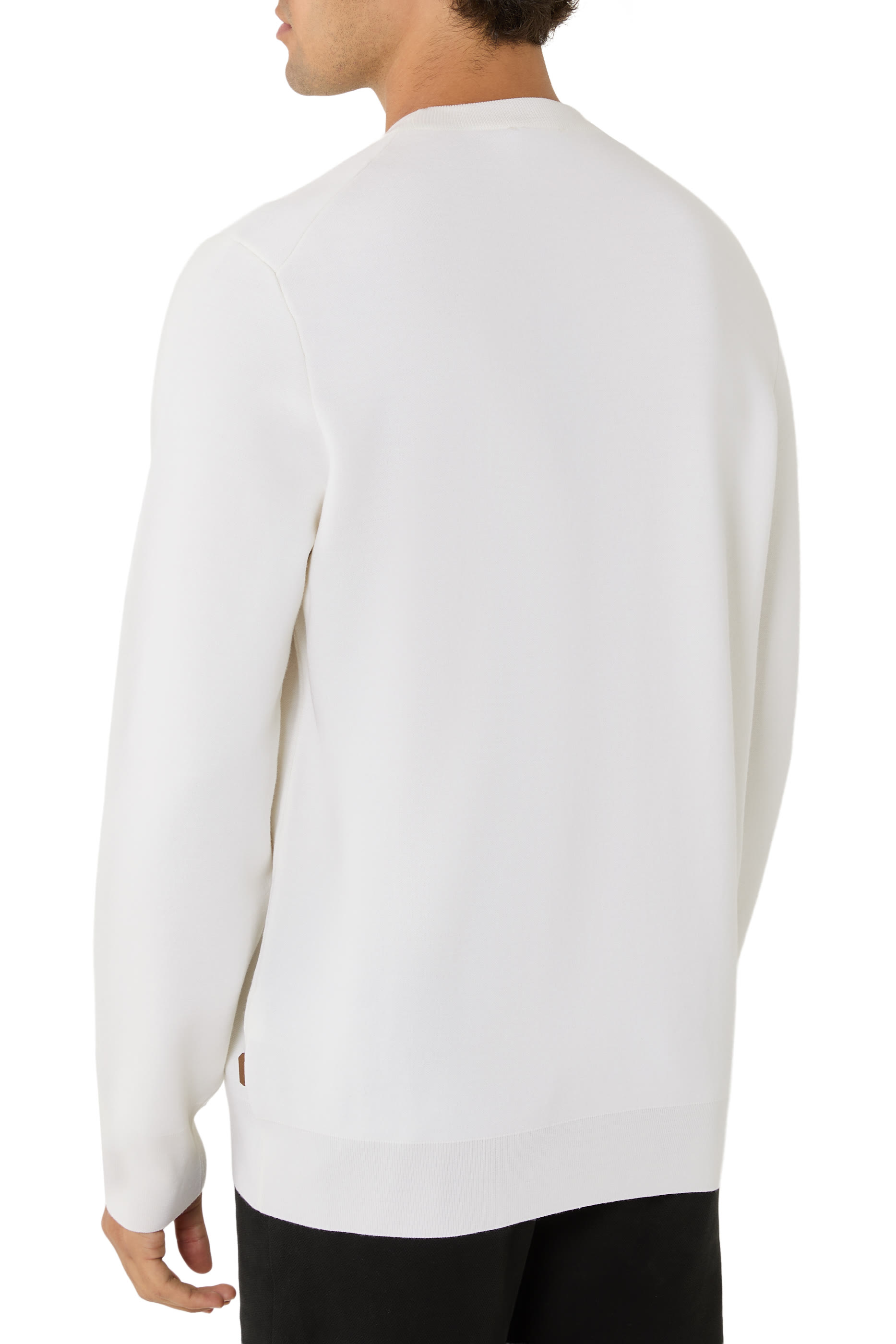 كنزة اكس ال-إليكتريكو بتطريز شعار الماركة