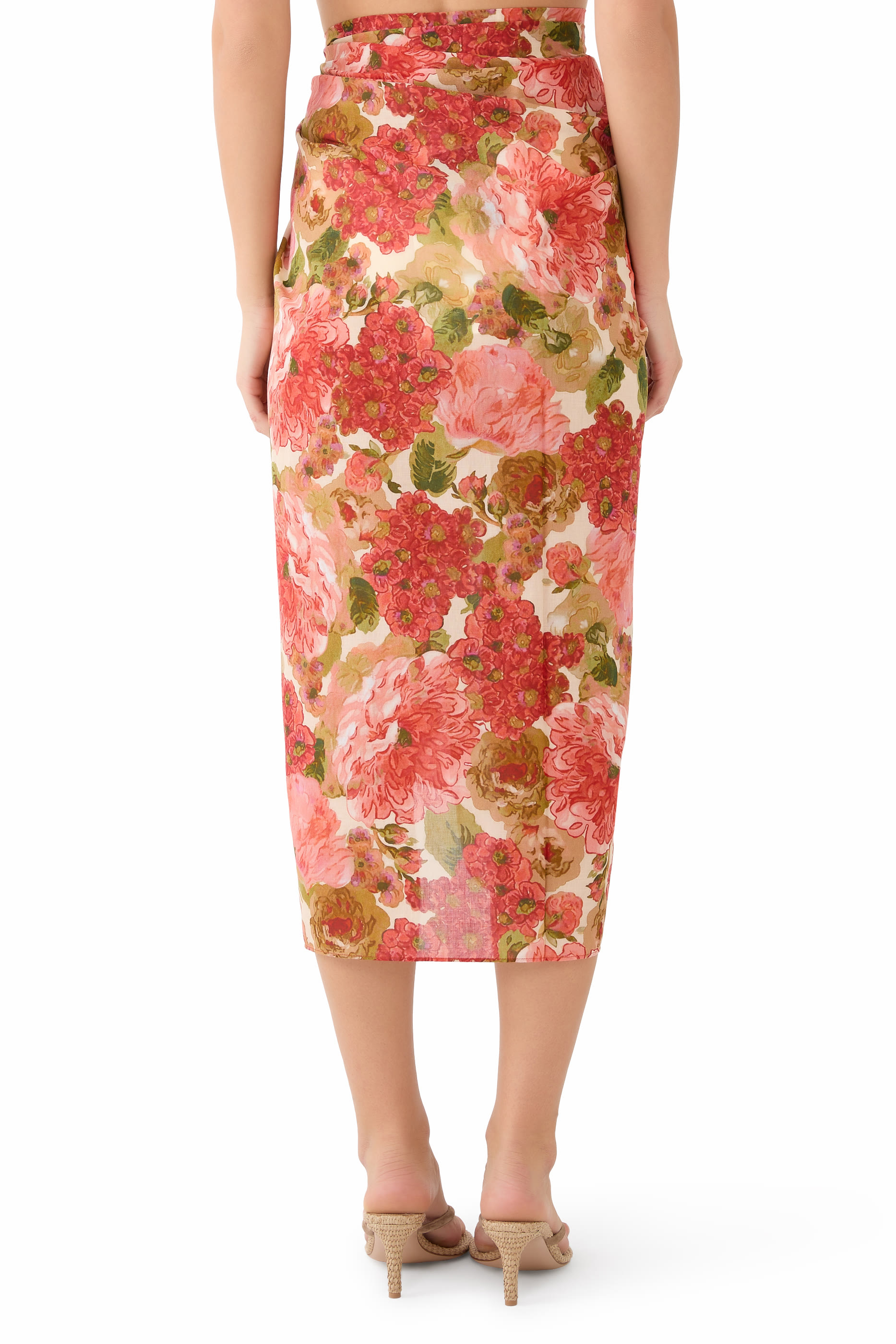 سارونج بنقشة زهور الداليا