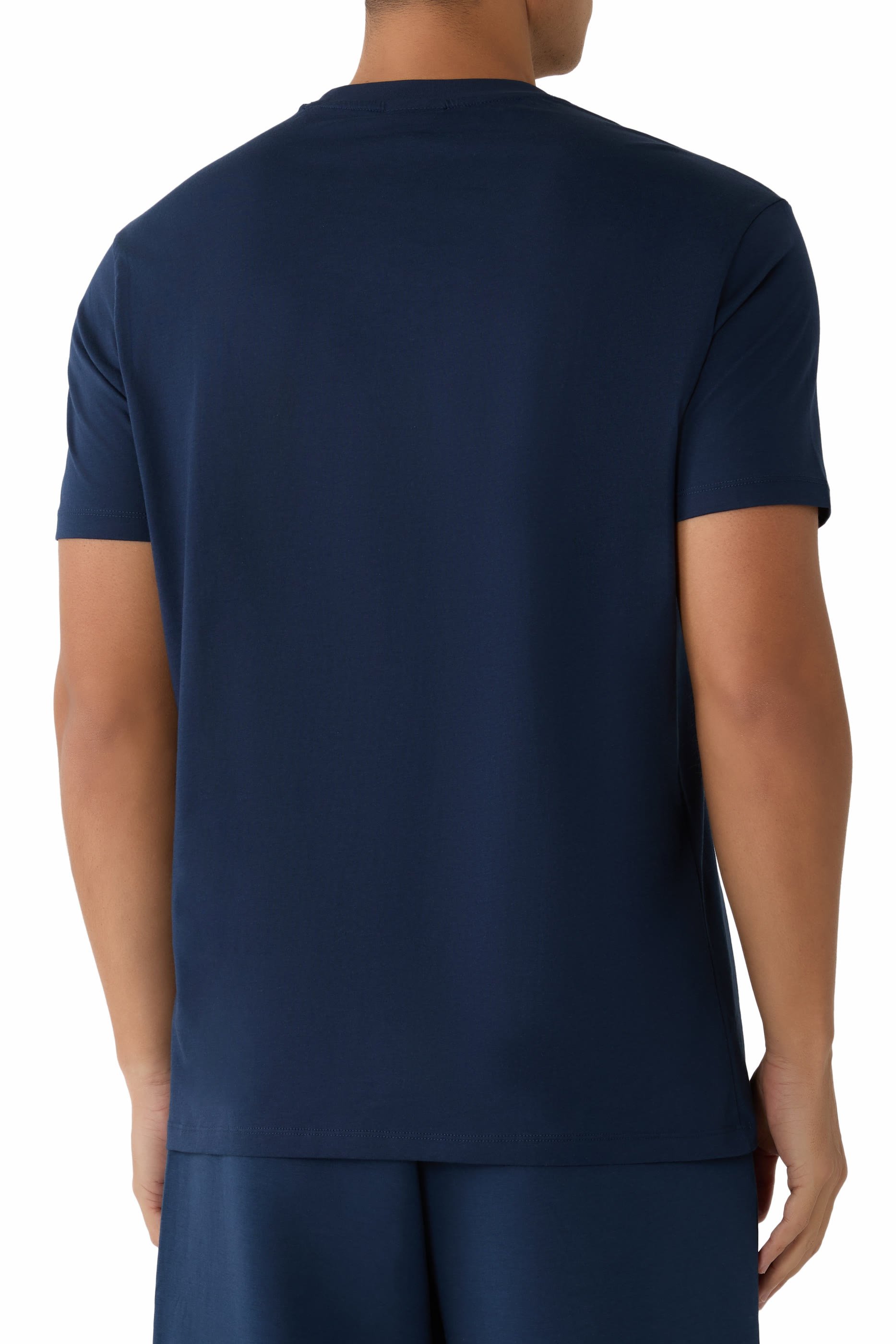 تيشيرت بشعار الماركة قطن جيرسيه