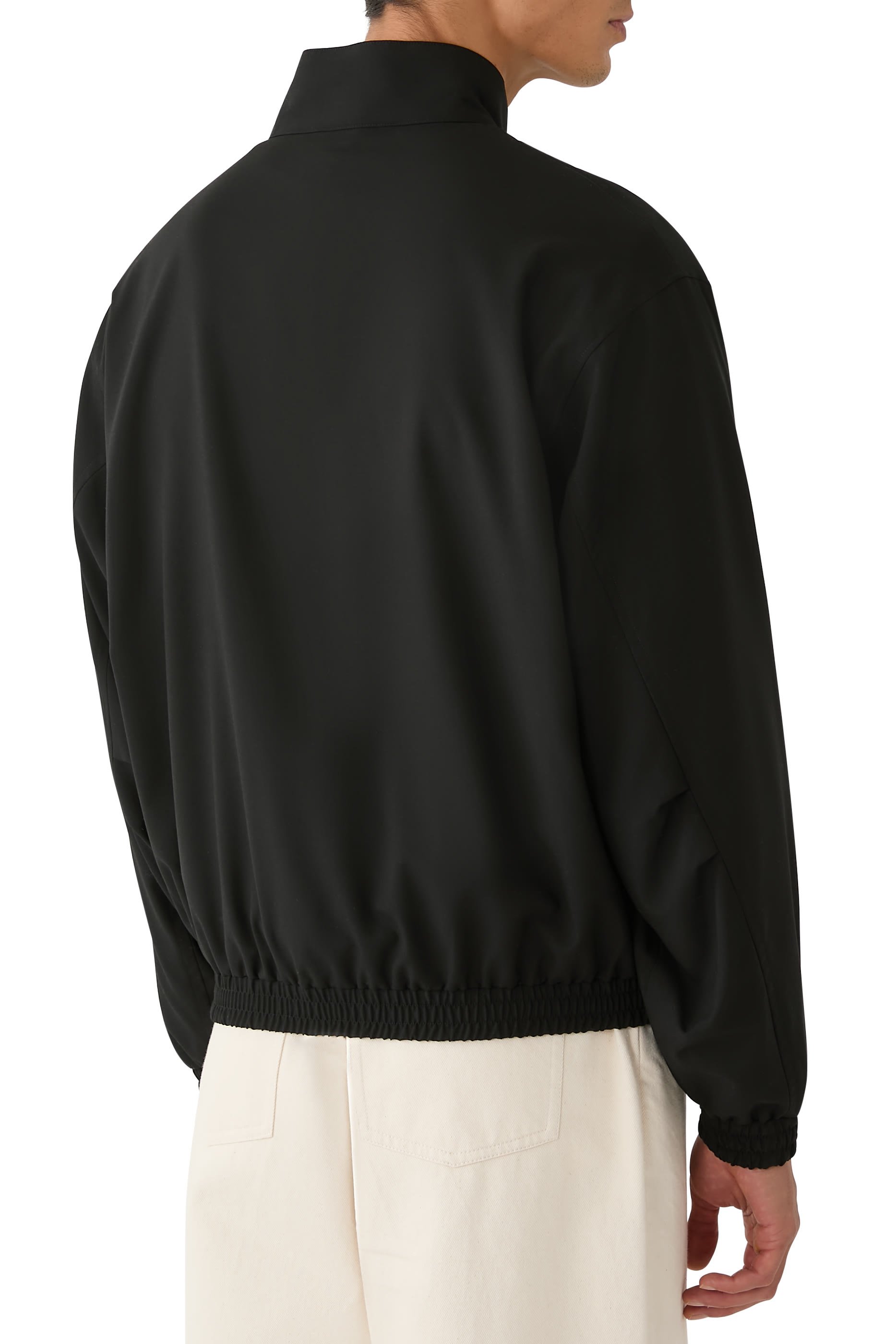 جاكيت بسحاب صوف استوائي فائق النعومة