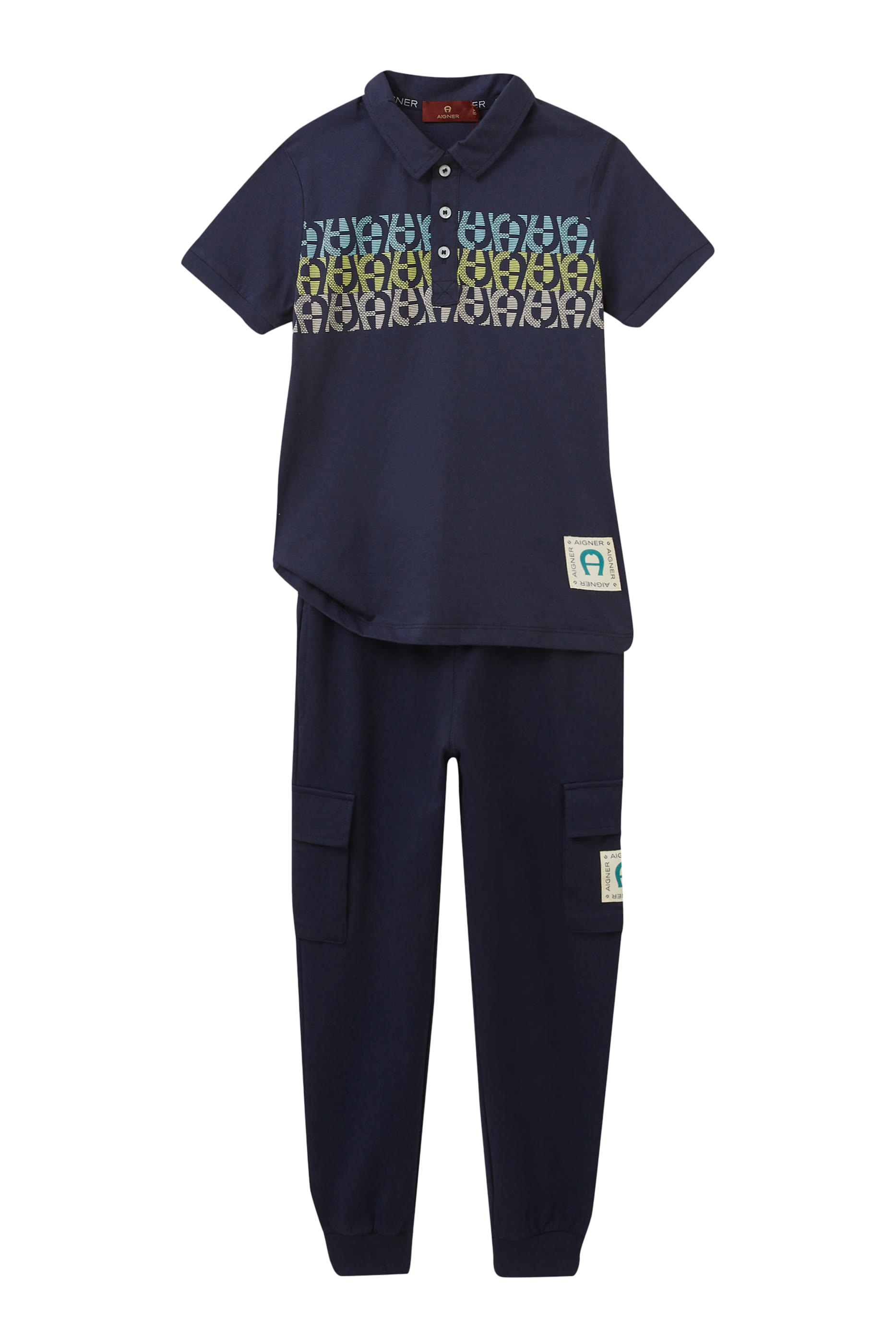 قميص بولو قطن جرسيه طويل التيلة للأطفال