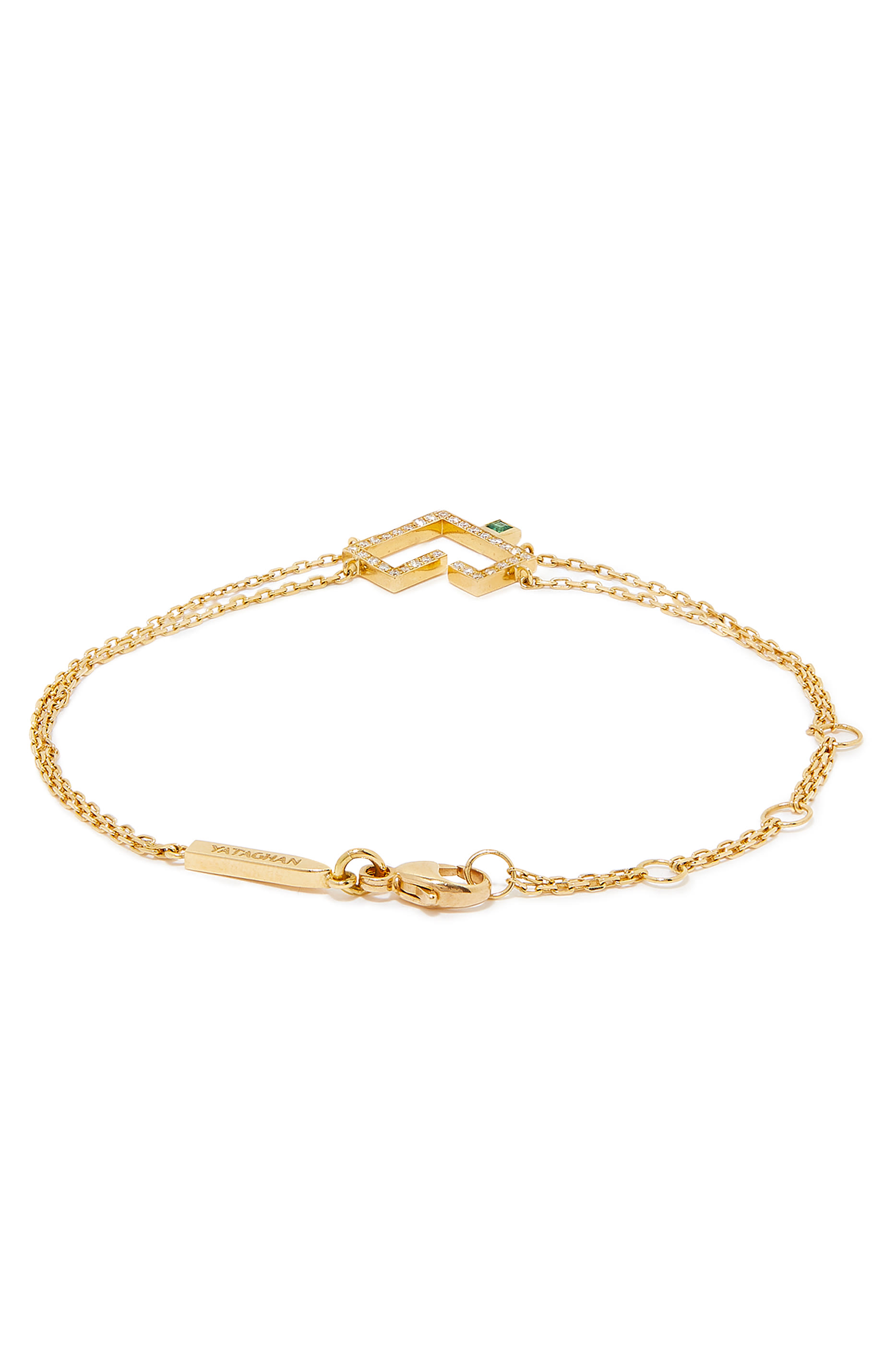 سوار حب مرصع بالزمرد