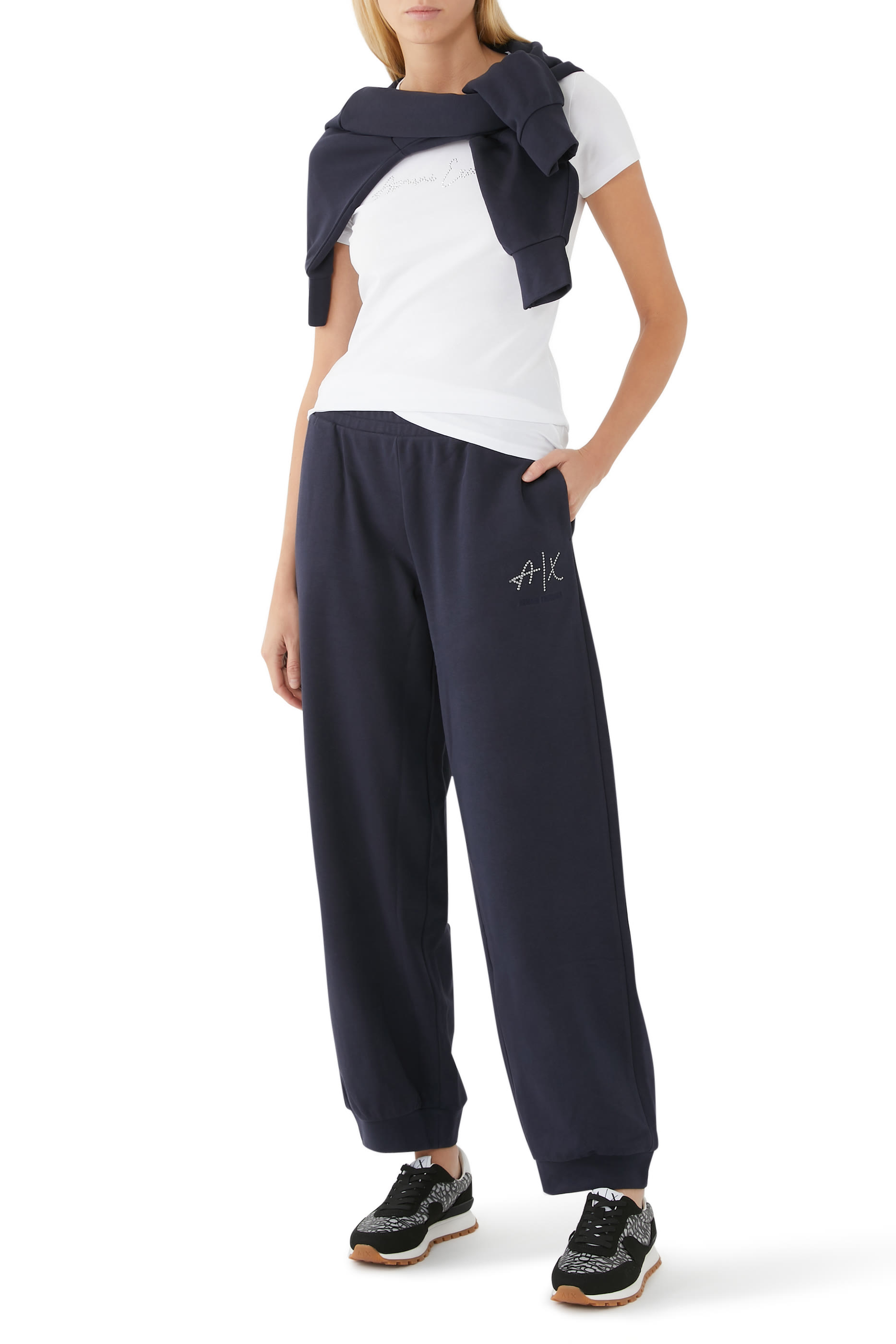 تيشيرت روت 66 مطرز بشعار الماركة