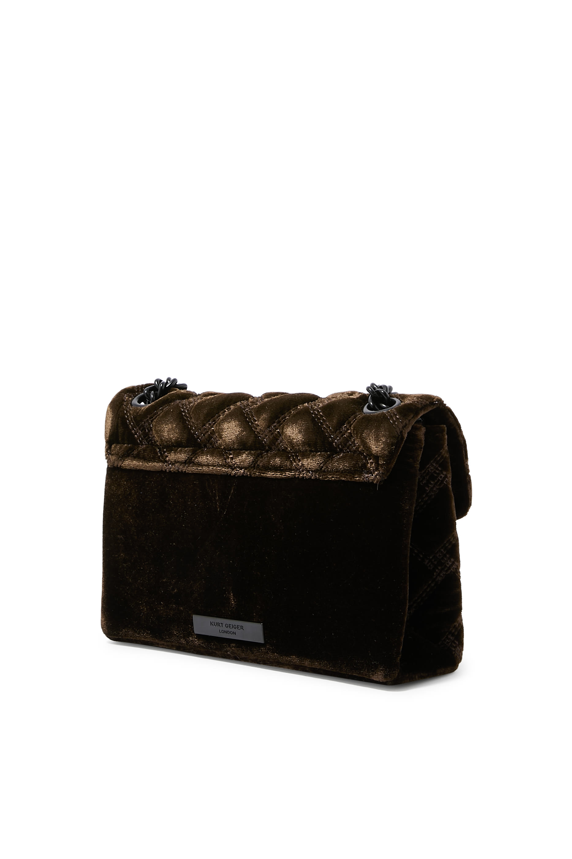 حقيبة كنسنغتون صغيرة قماش مخملي