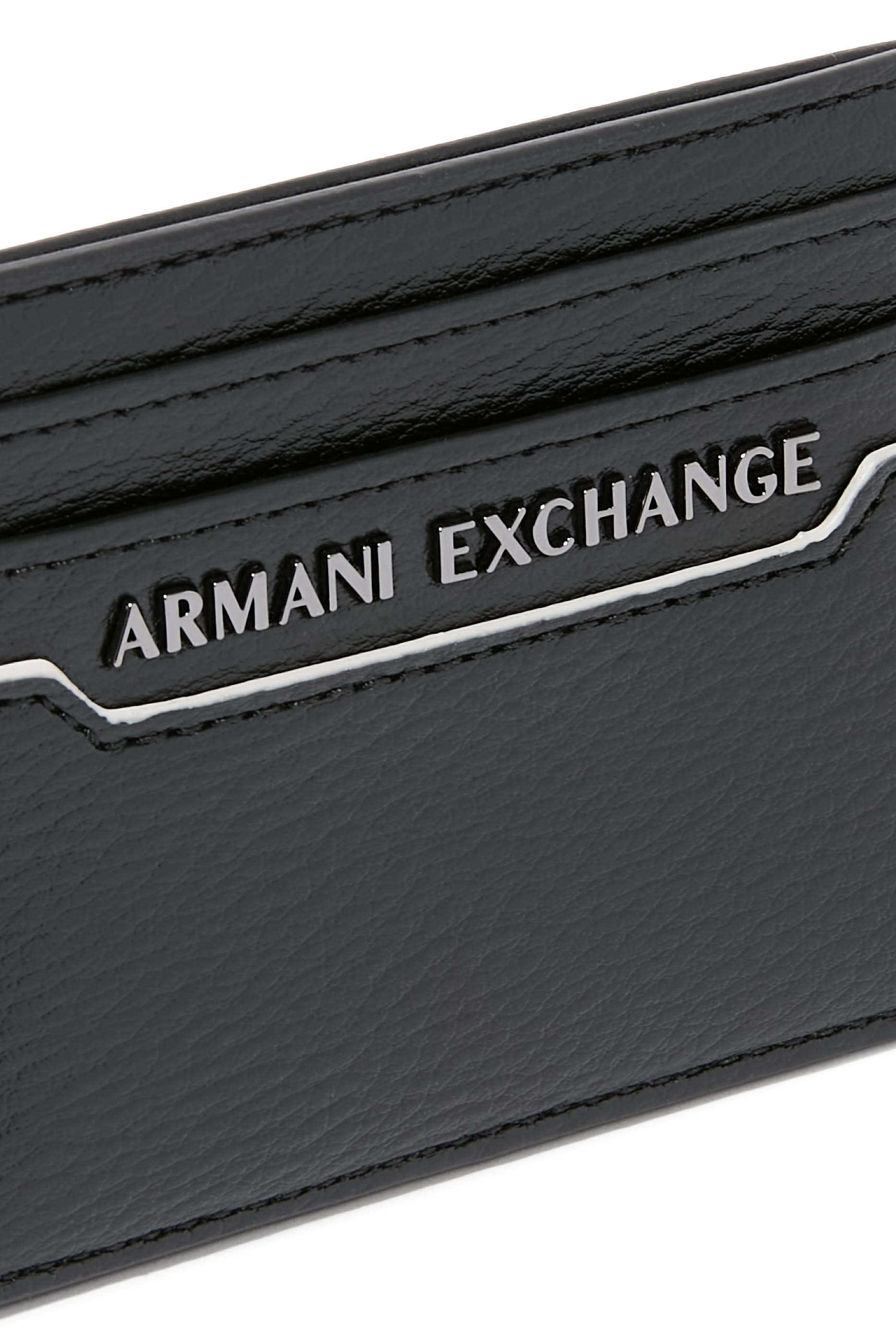 حافظة بطاقات بشعار الماركة