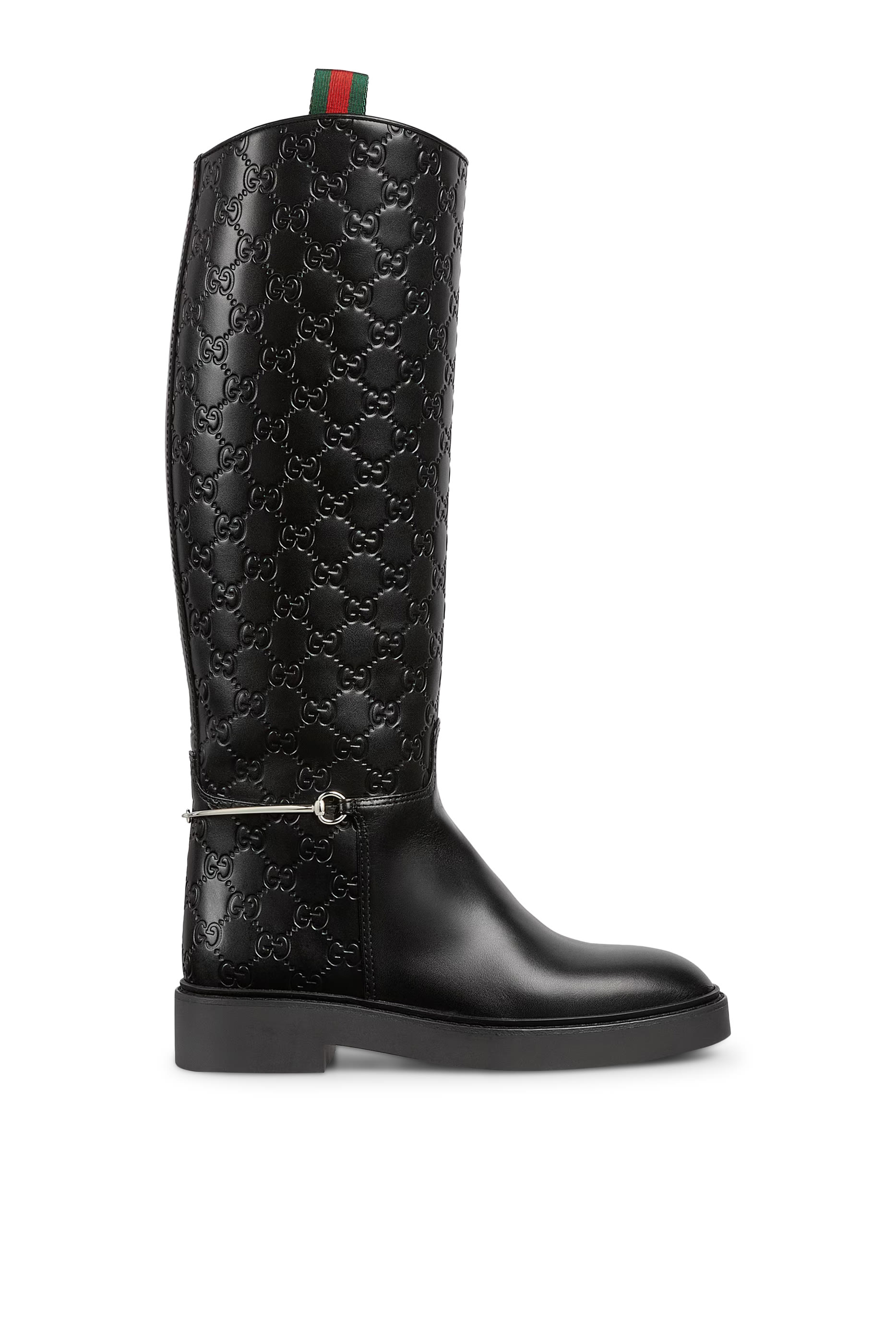 بوت رفيع بحلية لجام الحصان