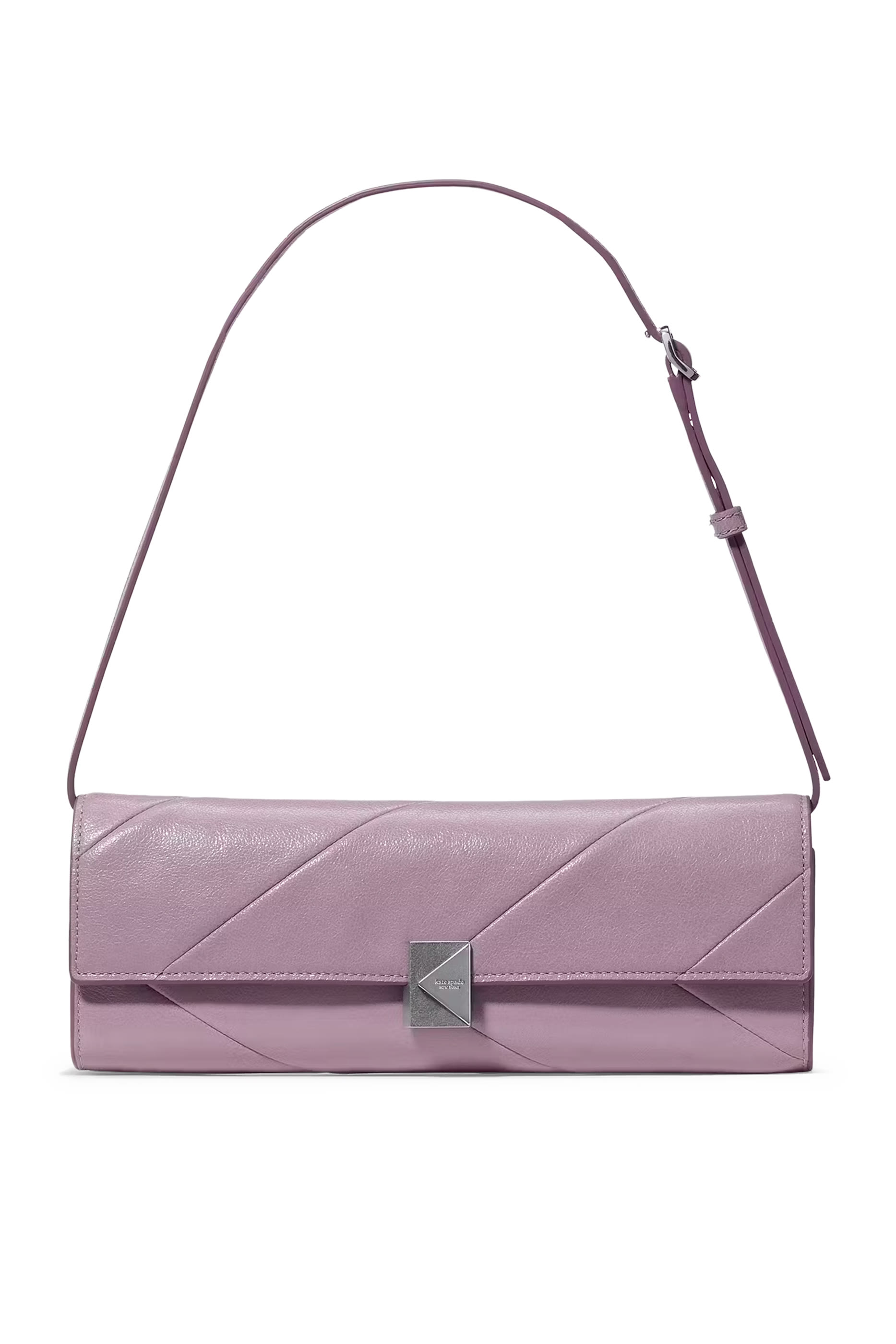 حقيبة كتف ديكو صغيرة جلد ناعم بارز الملمس