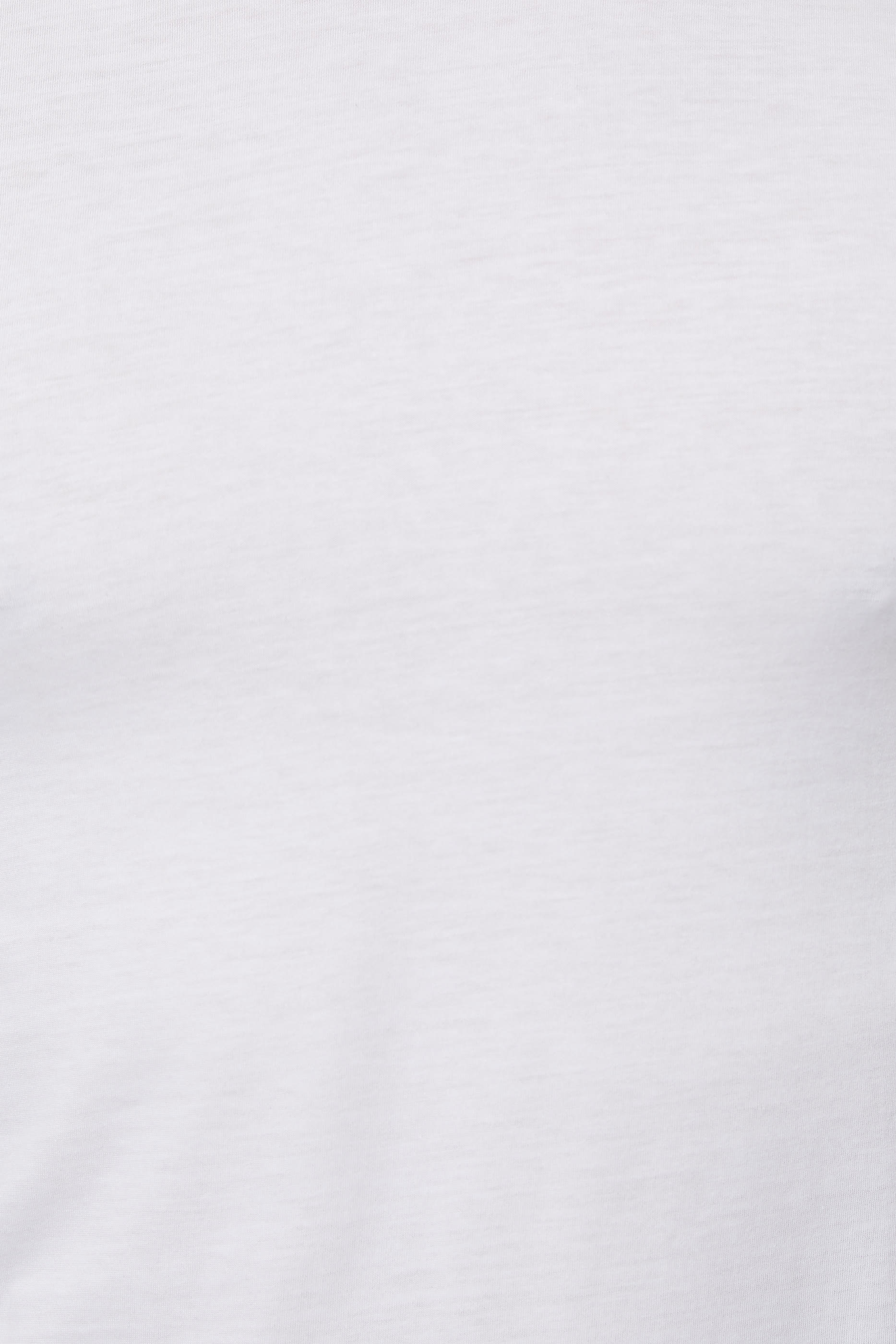 تي شيرت بيما بفتحة رقبة مستديرة وأكمام طويلة