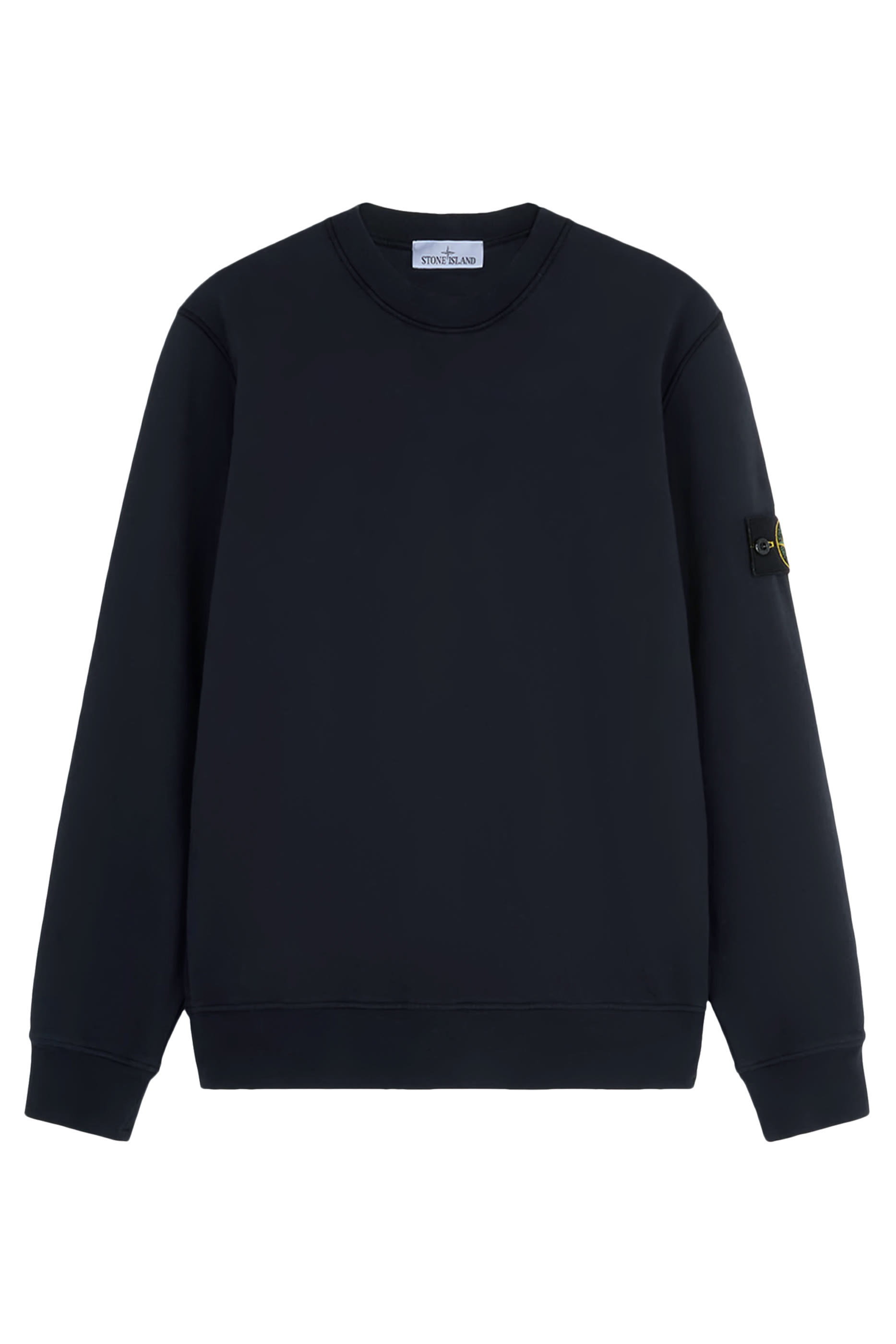 سويت شيرت بياقة ضيقة قطن عضوي