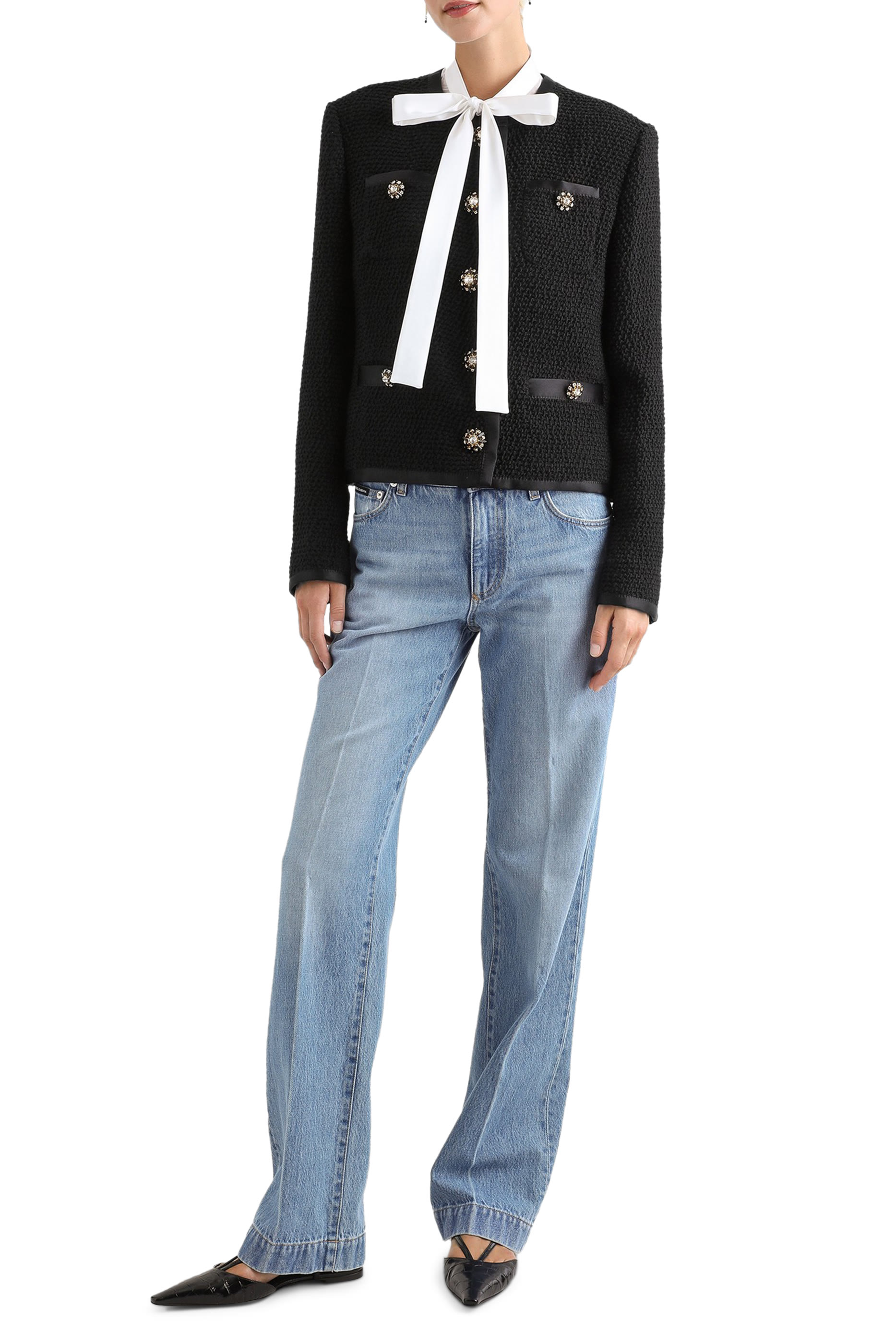 بنطال دنيم بخمسة جيوب