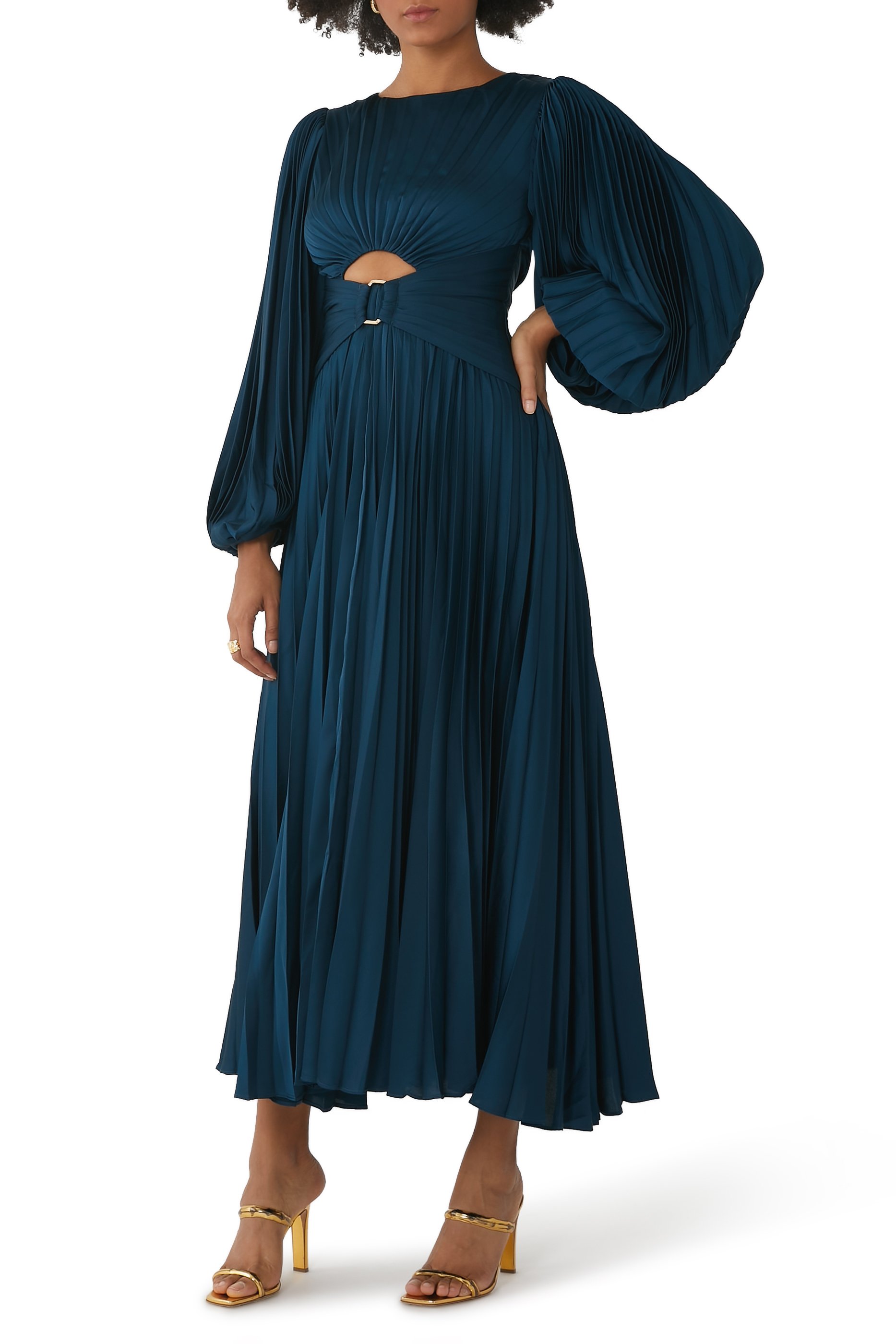 فستان كاراتا متوسط الطول