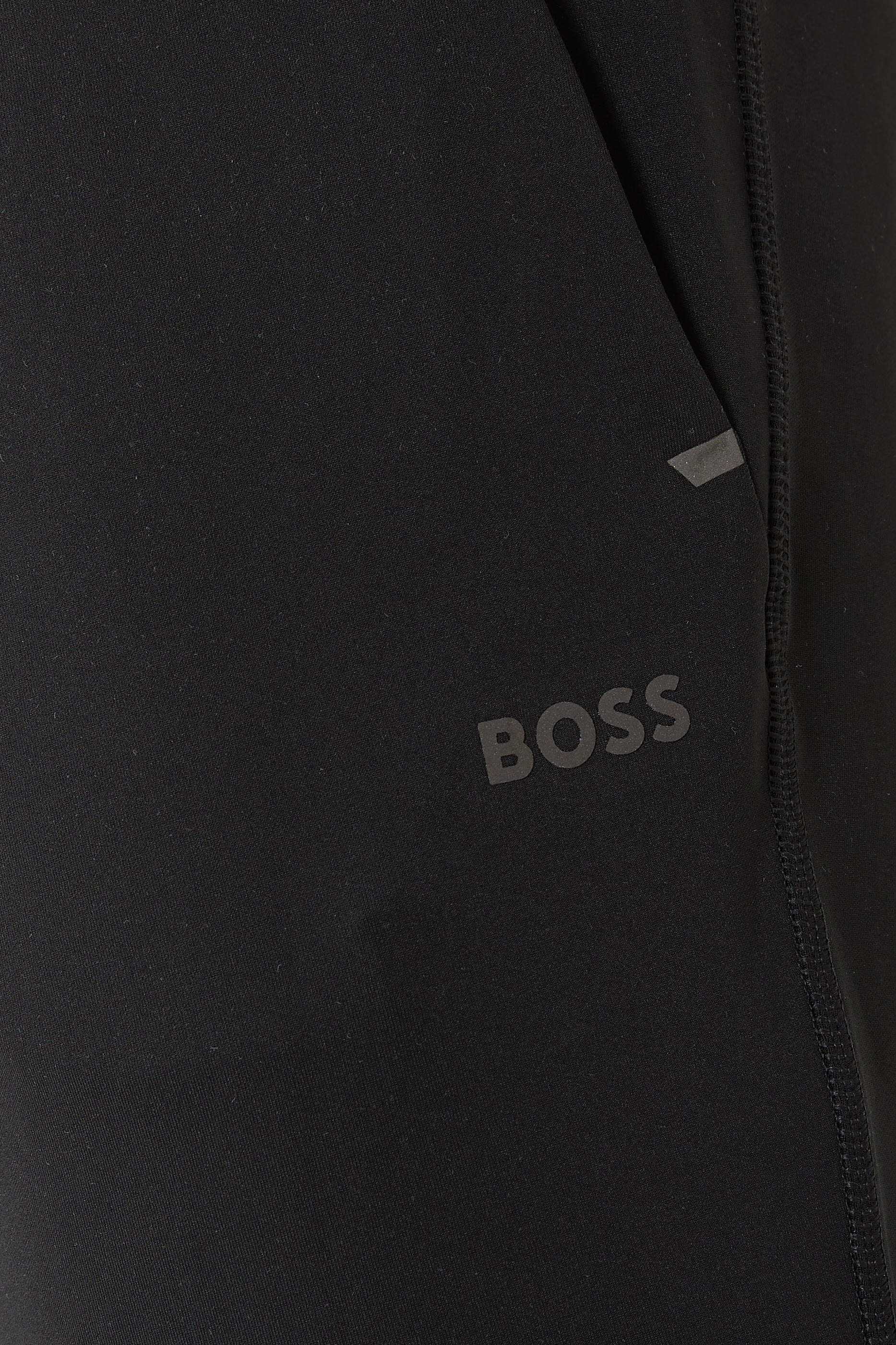 بنطال بشعار الماركة العاكس قماش سريع الجفاف