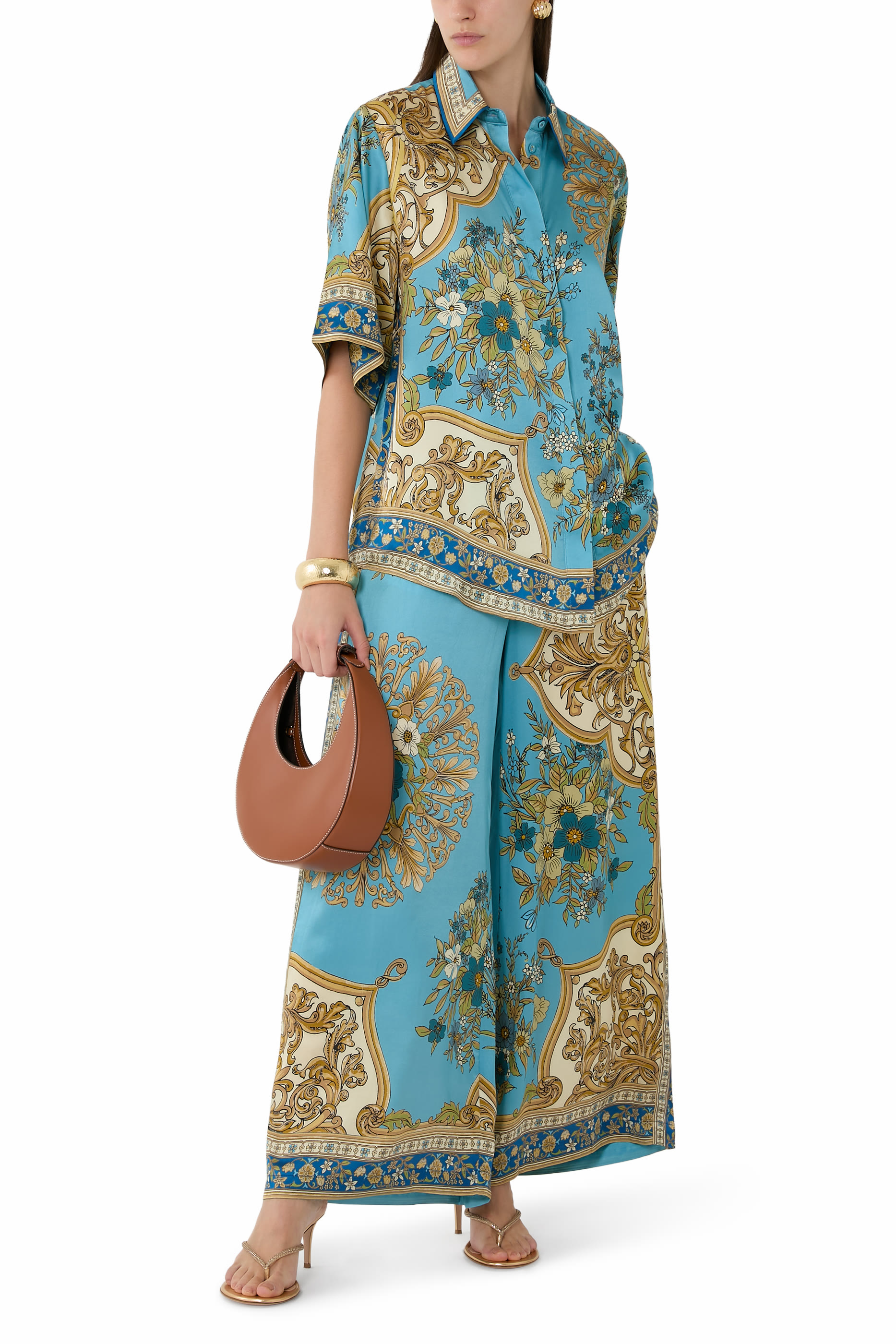 بنطال كاسي حرير