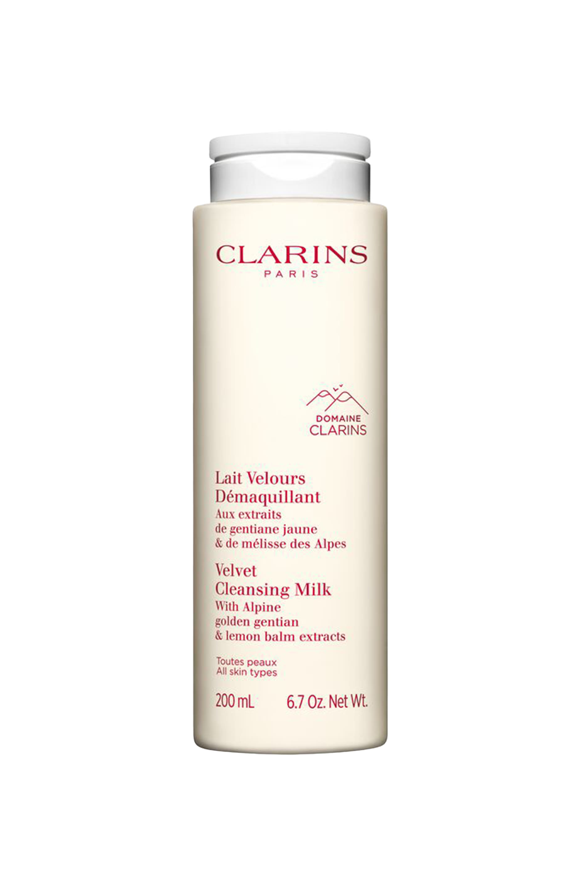 حليب مخملي لتنظيف البشرة