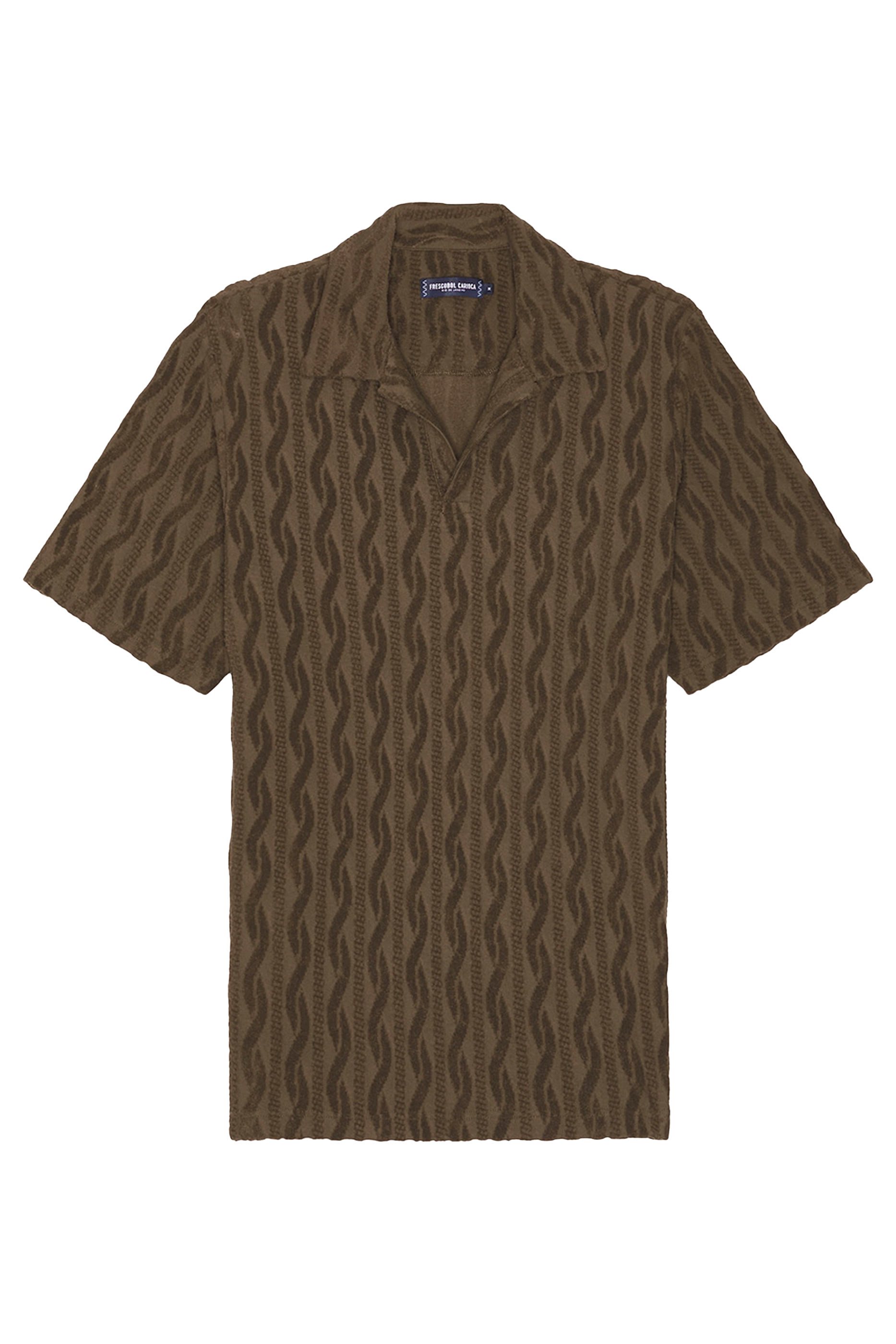 قميص فوستينو قطن جاكار تيري