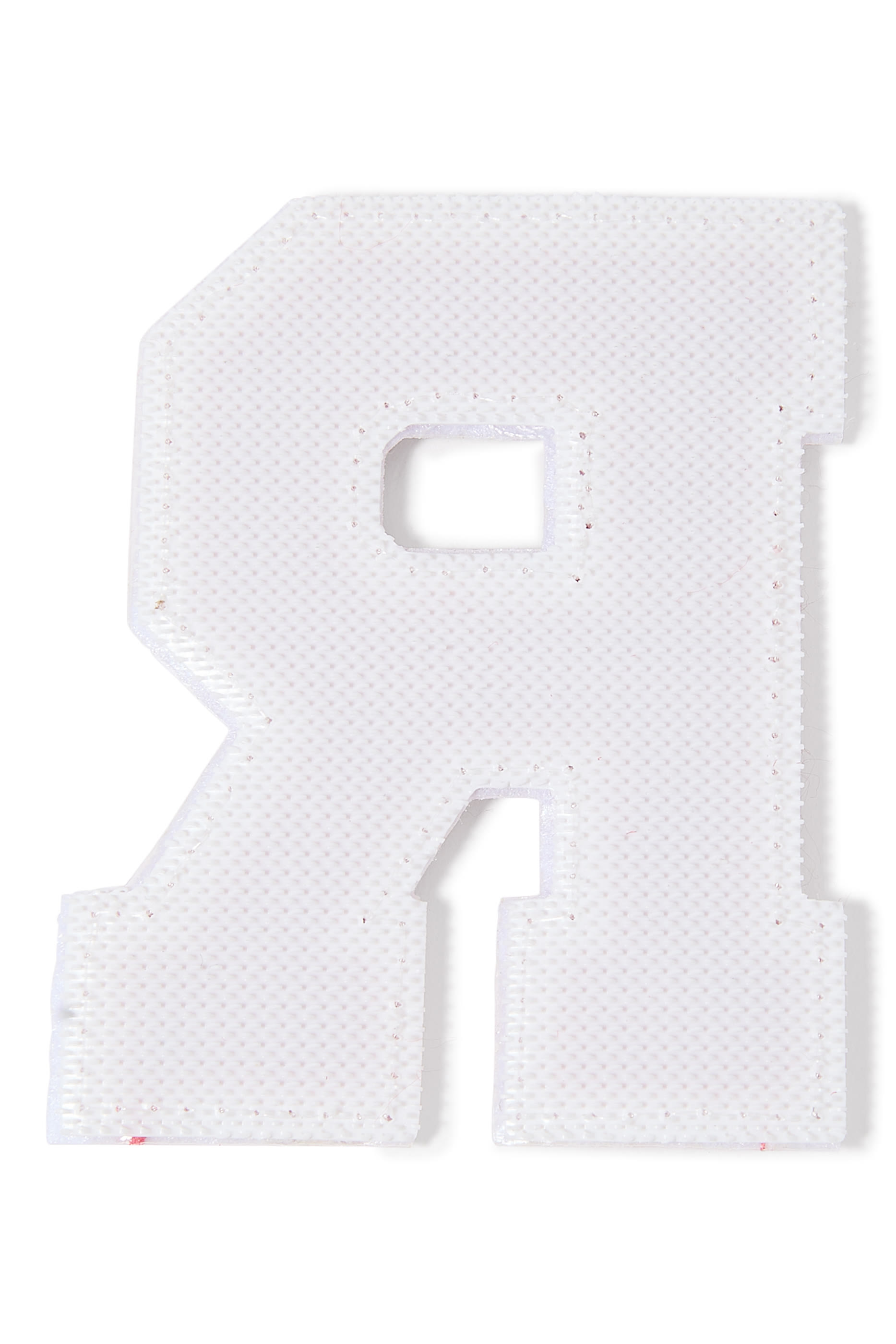 رقعة بتصميم حرف R شينيل للأطفال