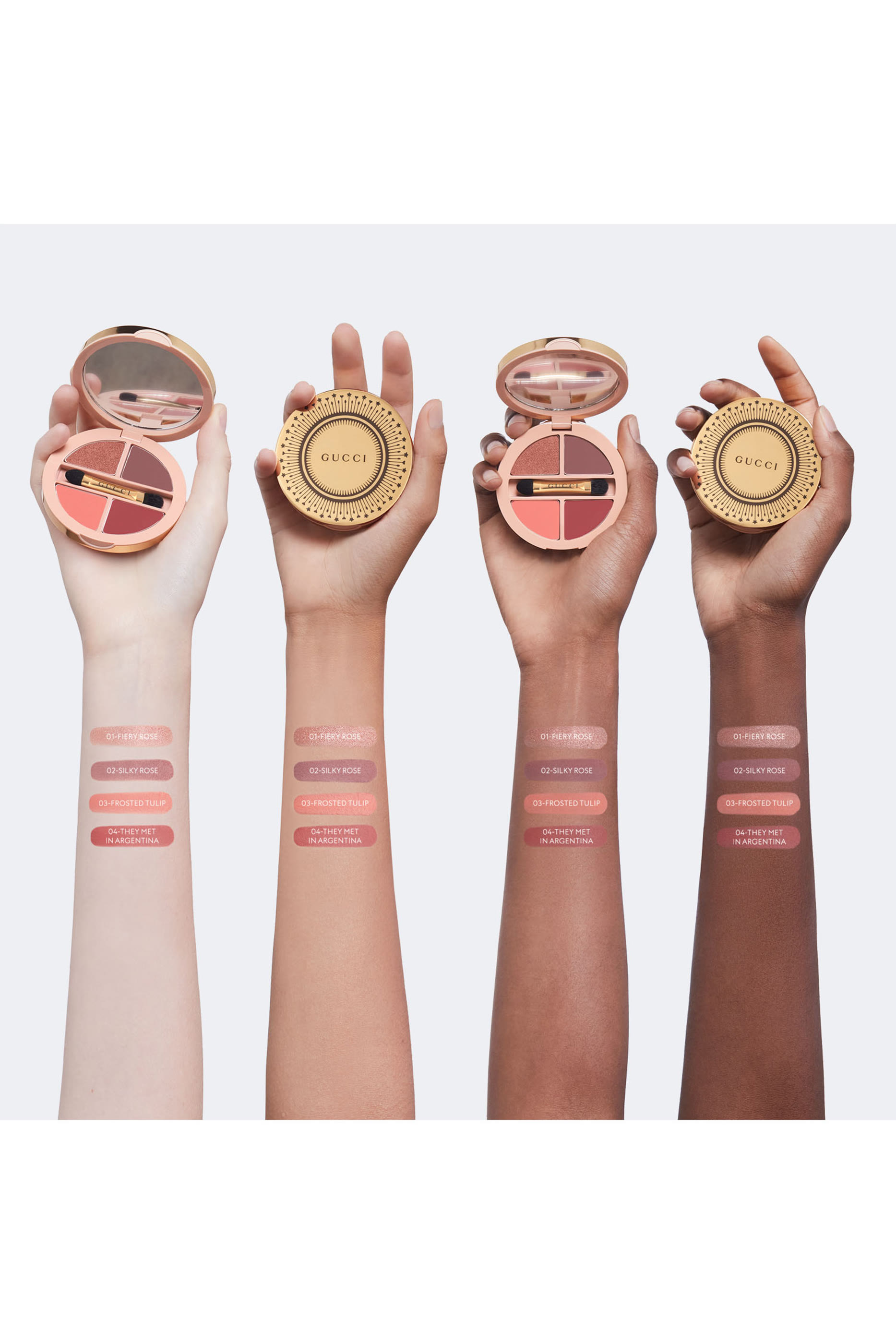 لوحة ظلال دي بوتي رباعية متعددة الاستعمالات