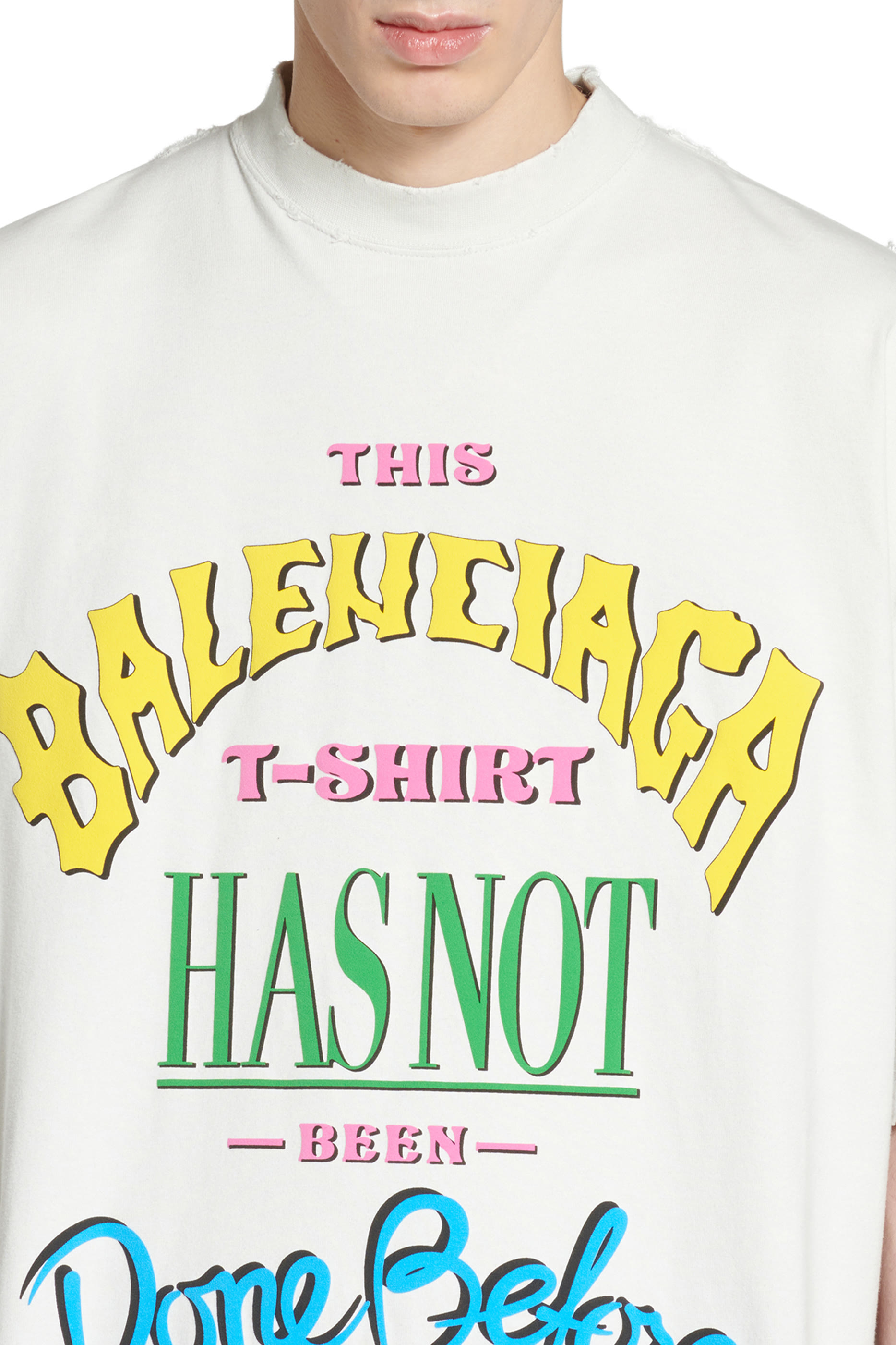 تيشيرت فضفاض بطبعة عبارة نوت بين دون