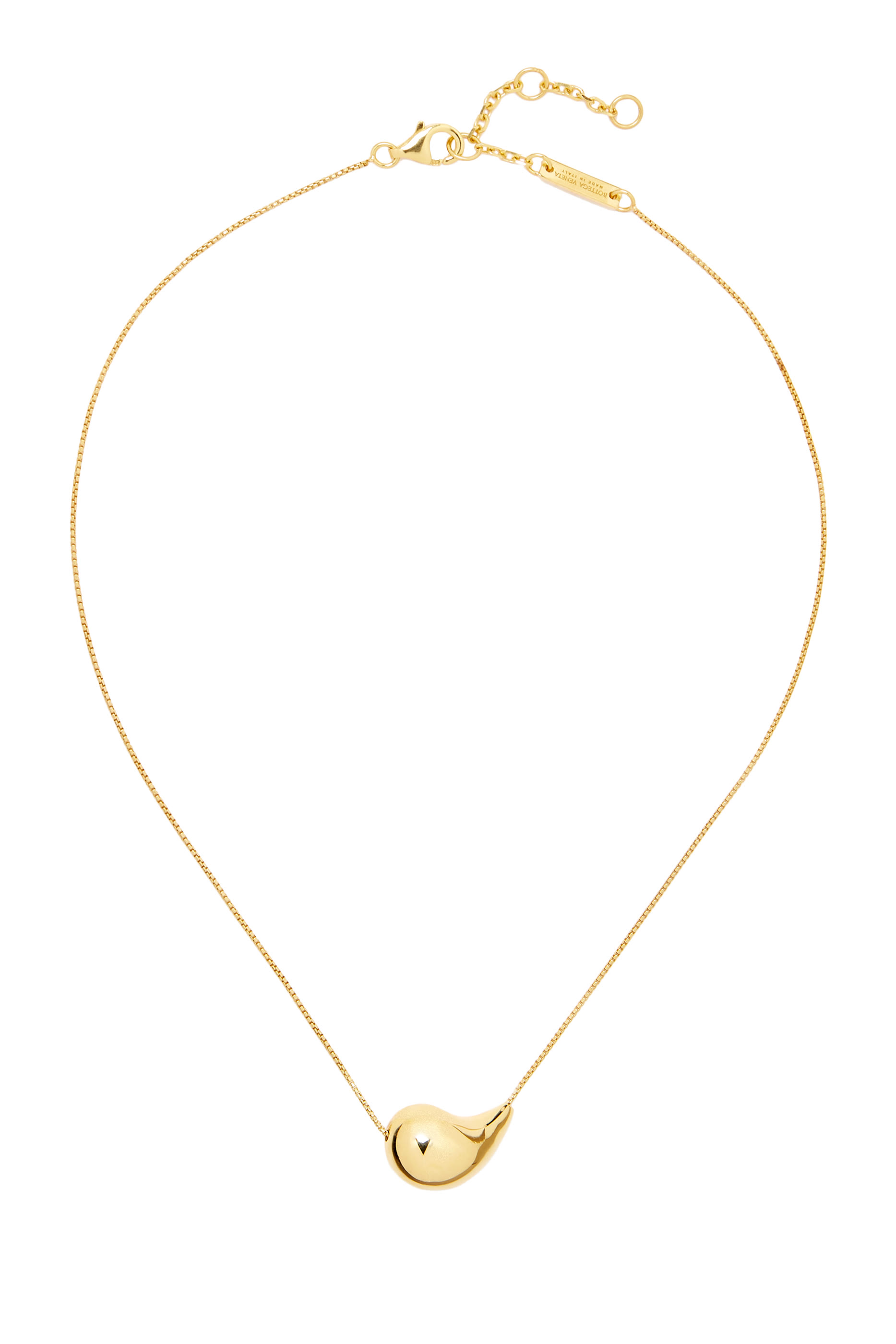 قلادة بدلاية بتصميم دمعة، فضة إسترلينية