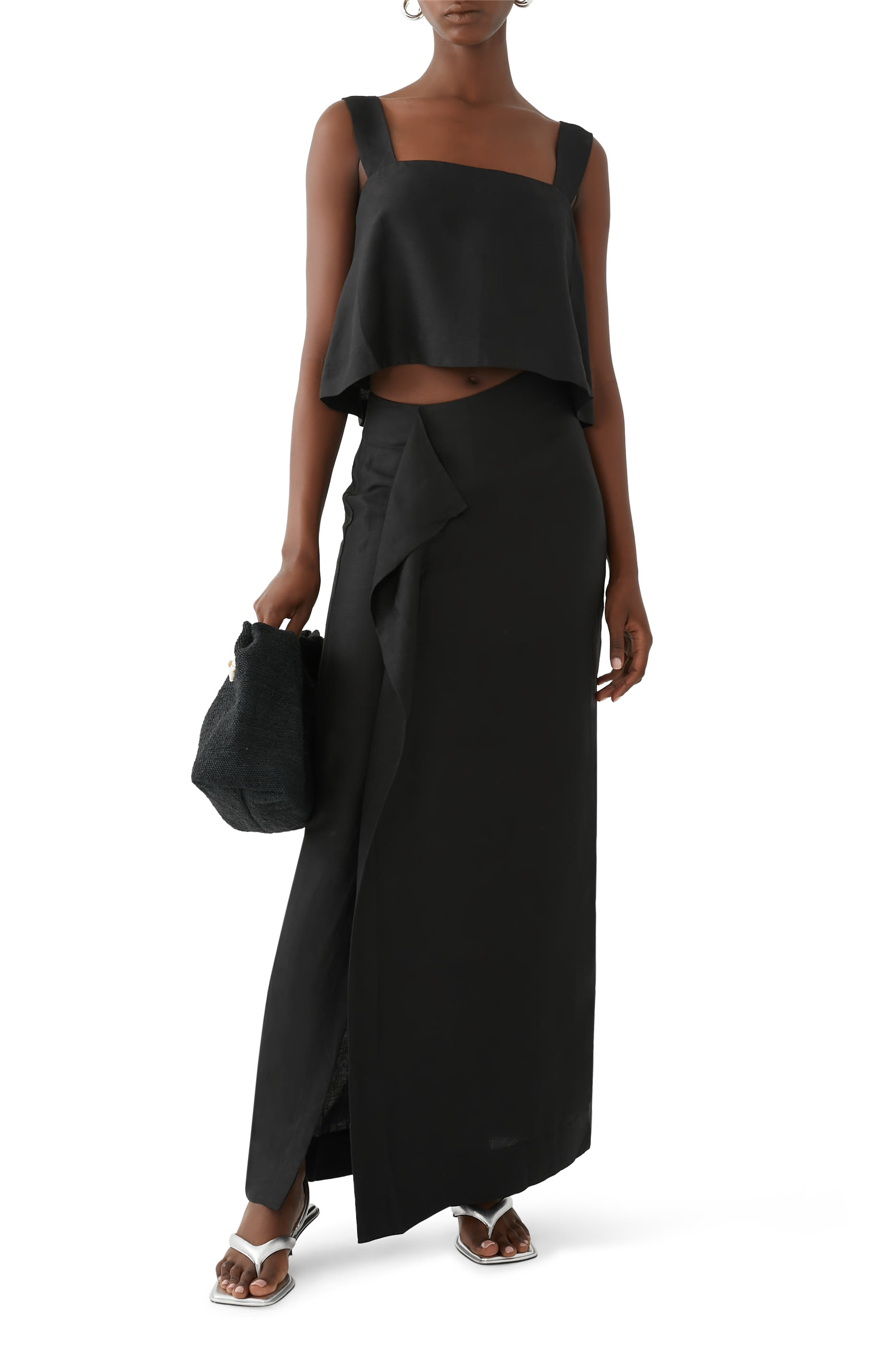 صدرية بورميو برباط خلفي كتان