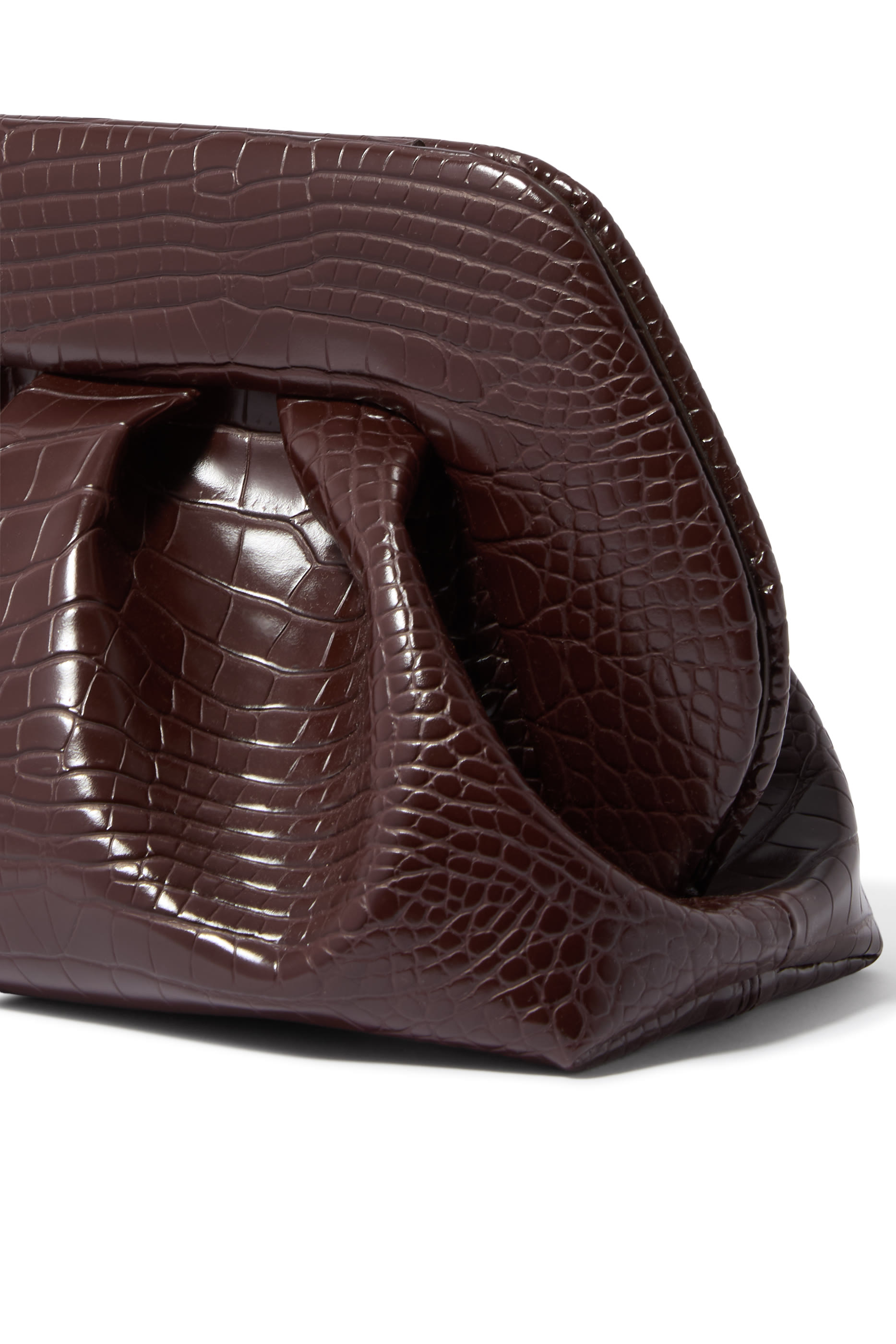 كلاتش تيا بنقشة جلد تمساح