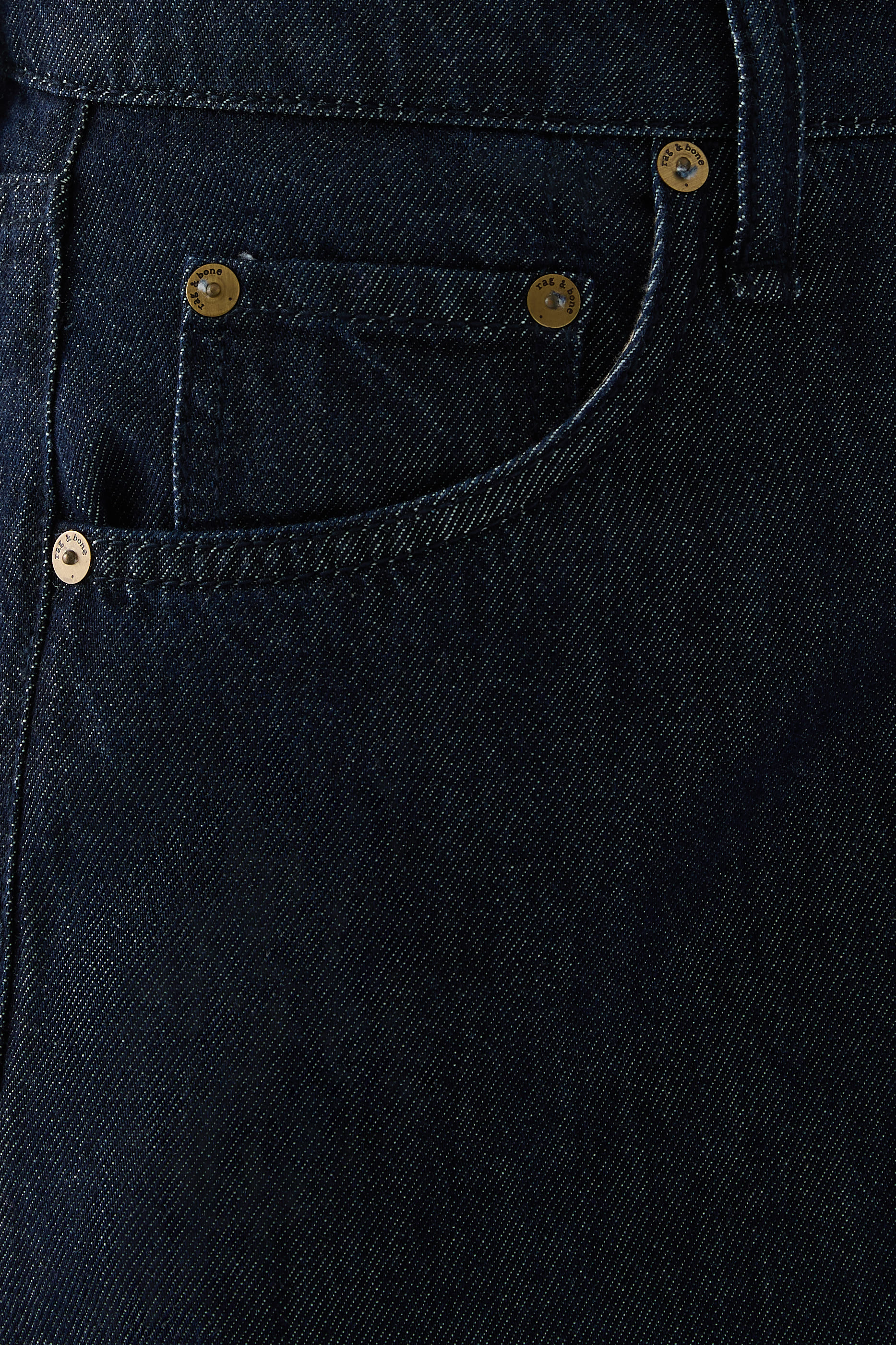 بنطال جينز صوفي بقصة ساق واسعة قماش خفيف الوزن