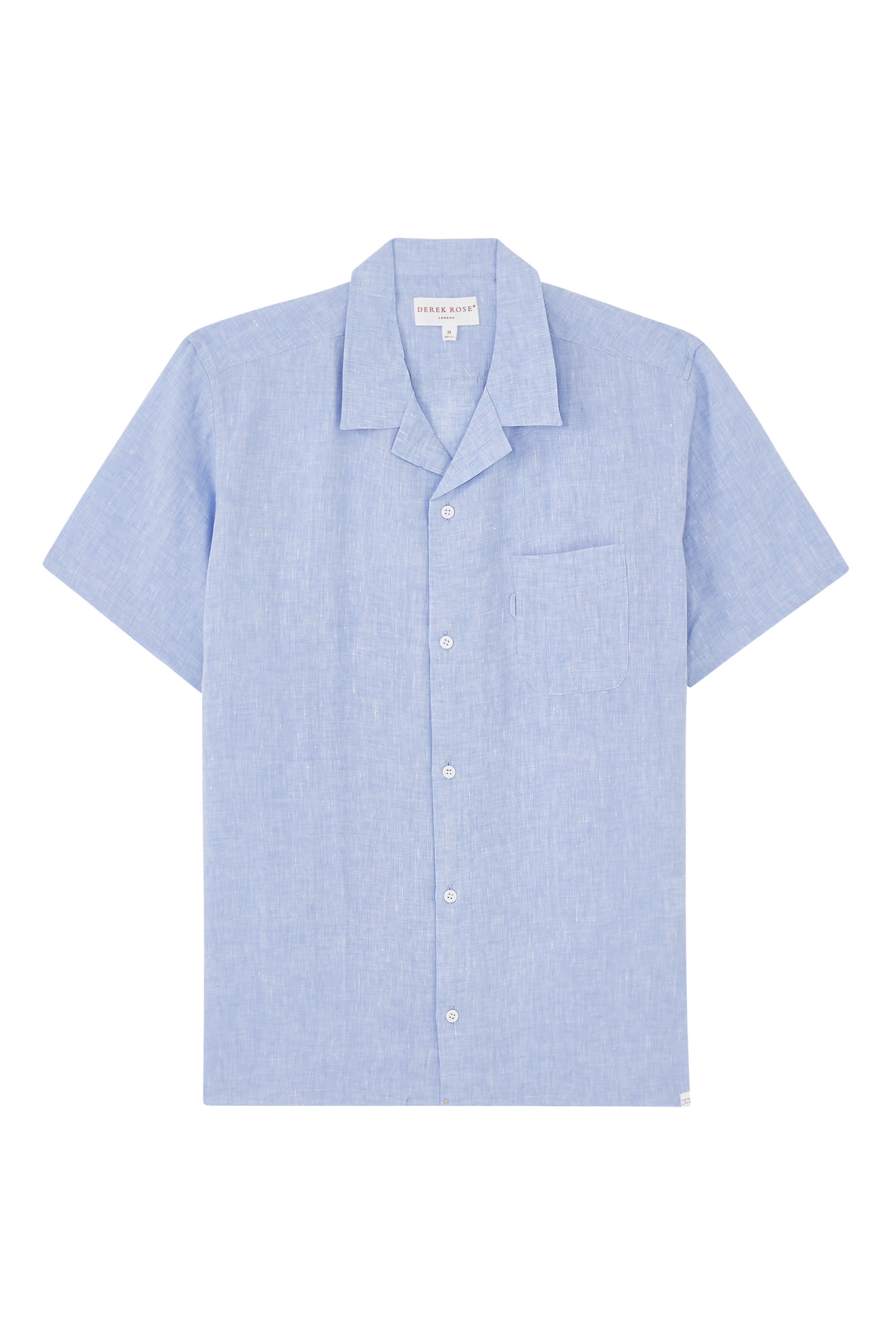 قميص موناكو بأكمام قصيرة كتان