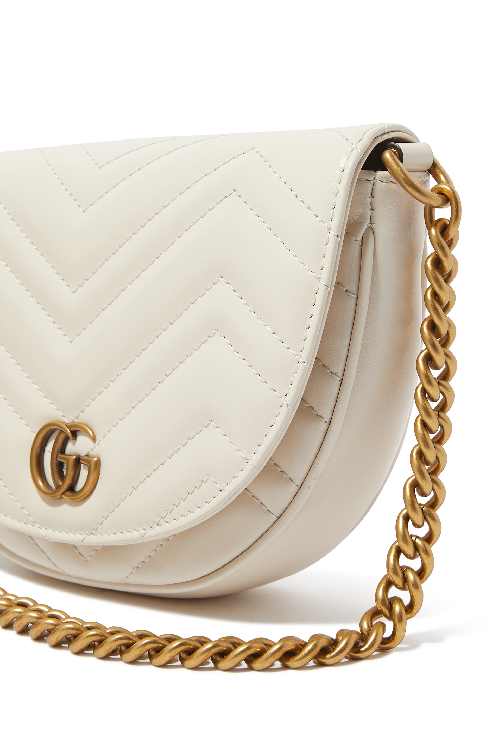 GG Marmot Matelass&eacute; Chain Mini Bag