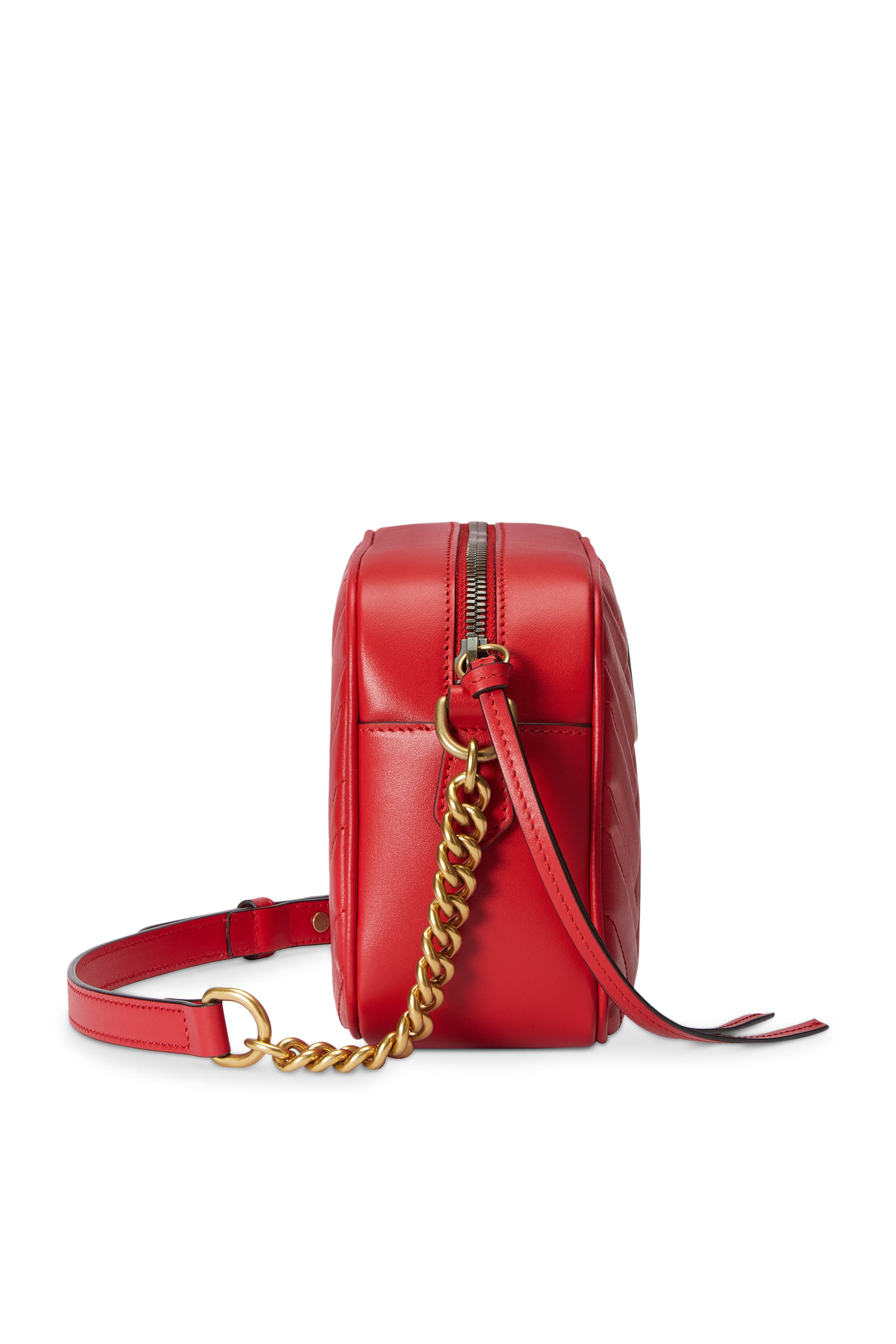 حقيبة كتف مارمونت صغيرة مبطنة بحرفي شعار الماركة