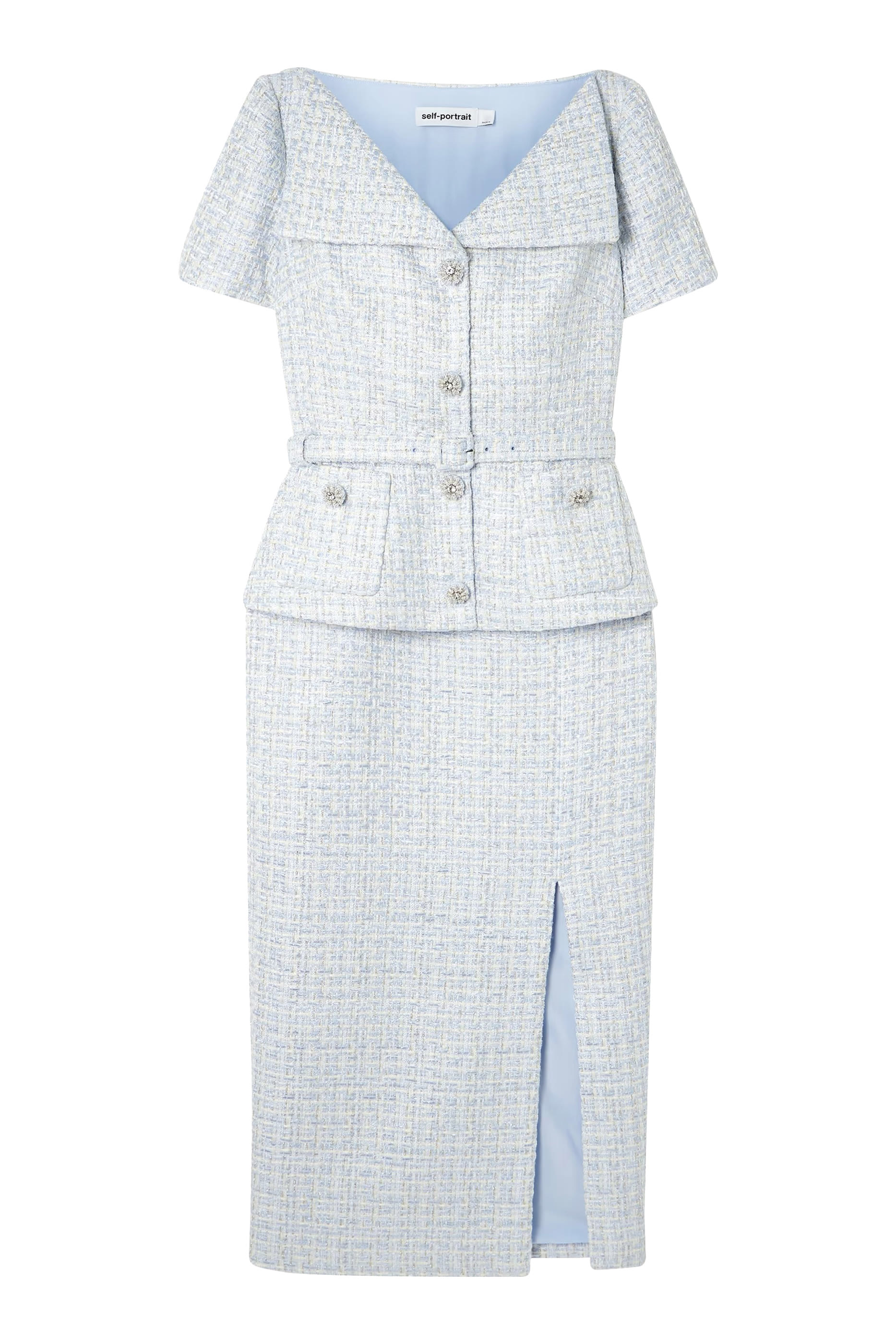 فستان متوسط الطول بوكليه