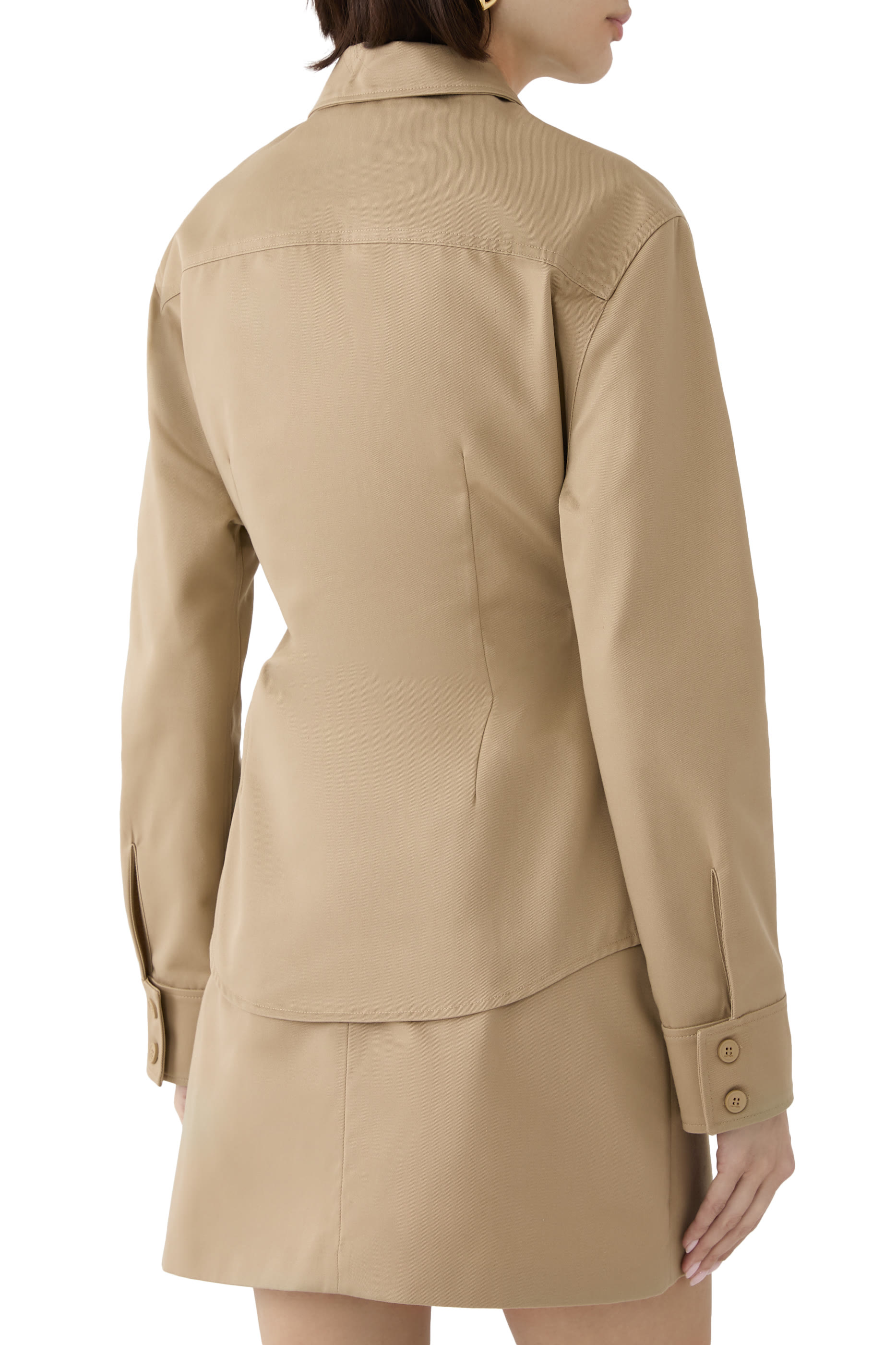 قميص يوتيليتي بأكمام طويلة