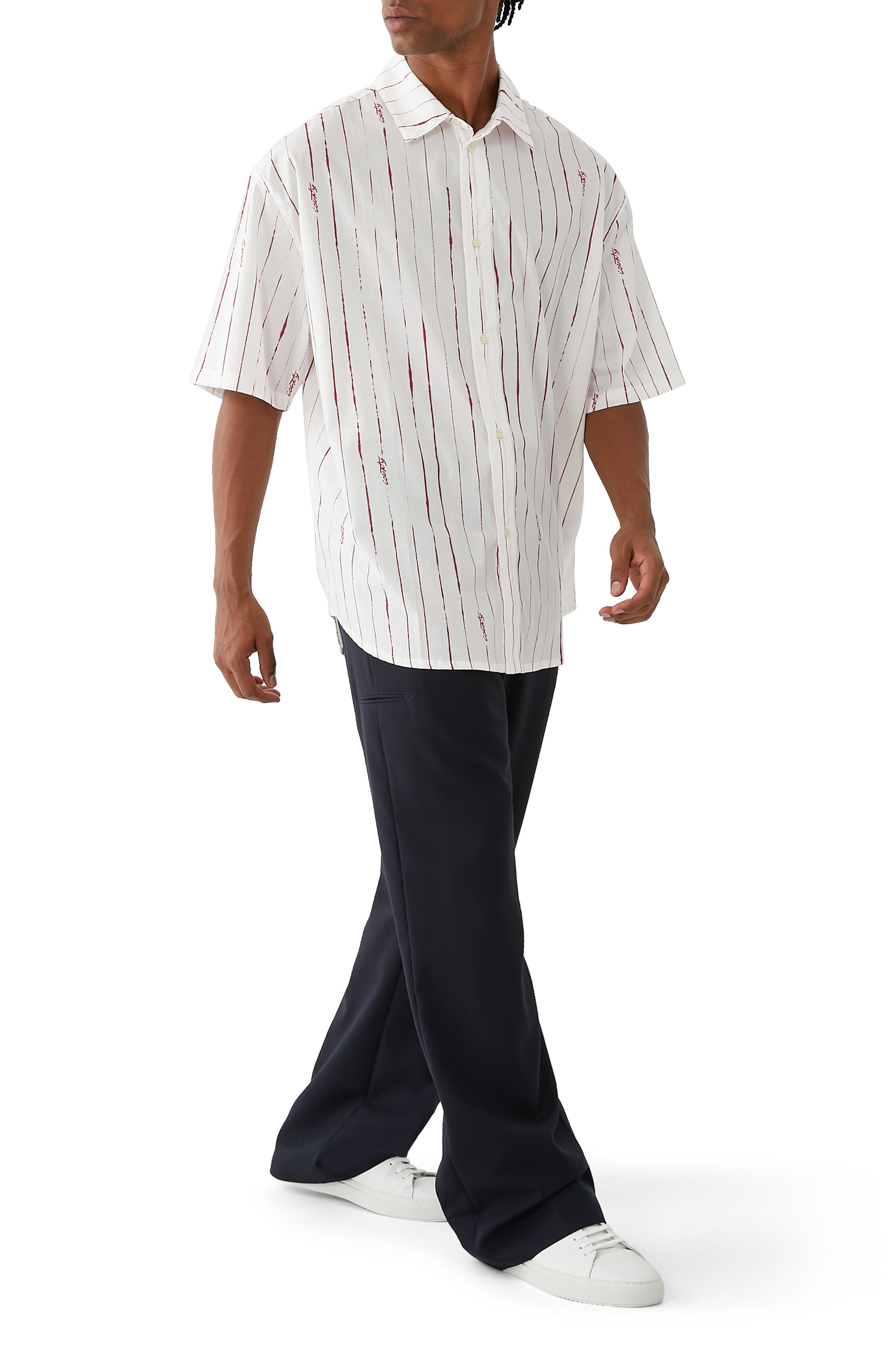 قميص كاونتي مخطط