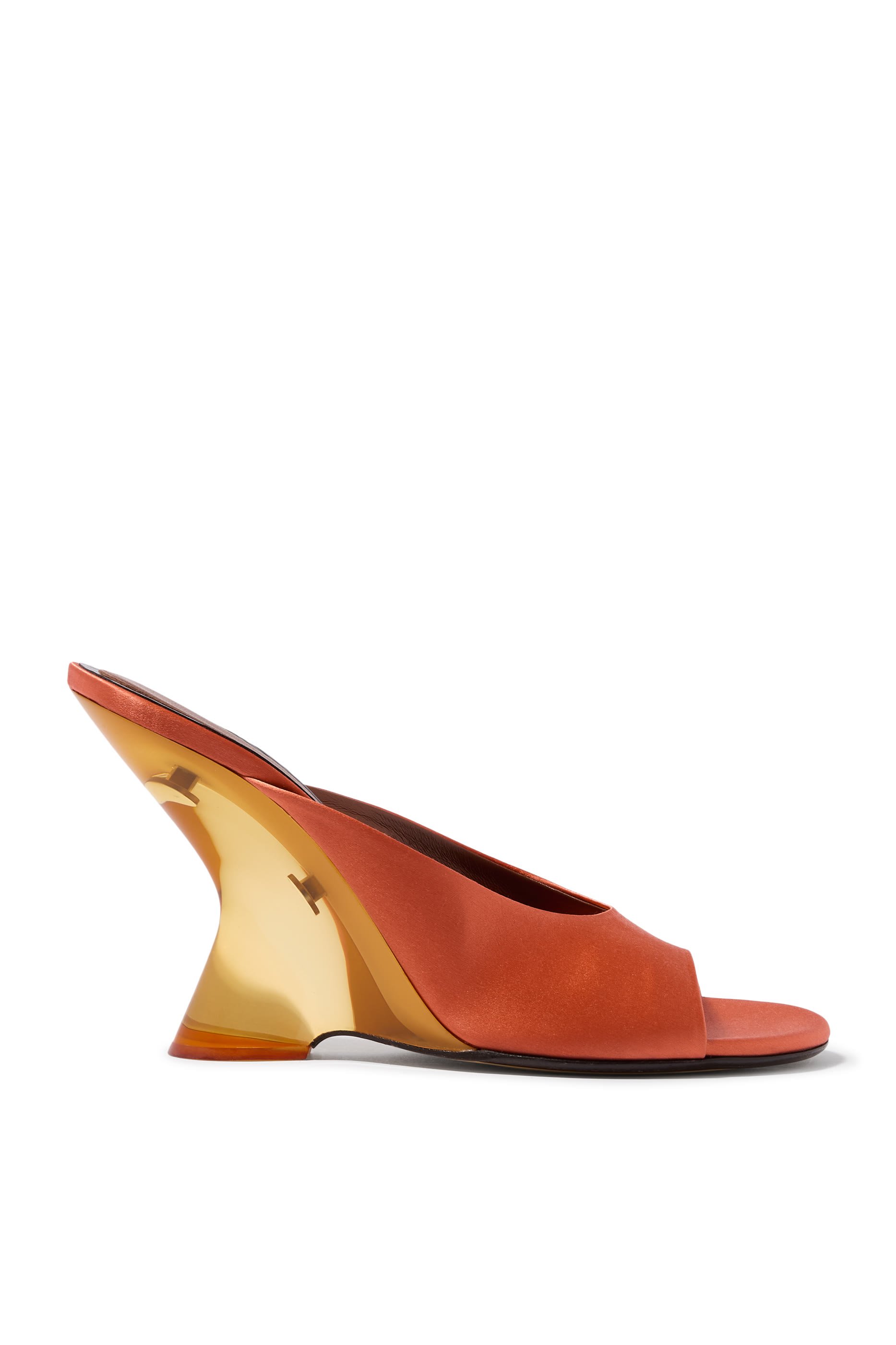 حذاء مفتوح من الخلف 105 بمقدمة مفتوحة ستان