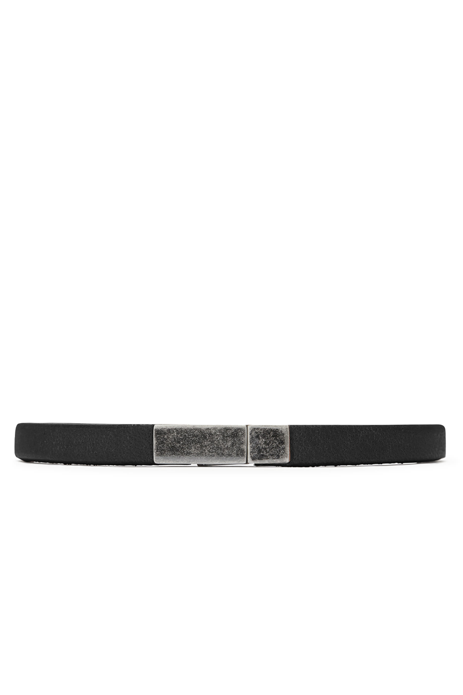 سوار بحلية شعار الماركة جلد