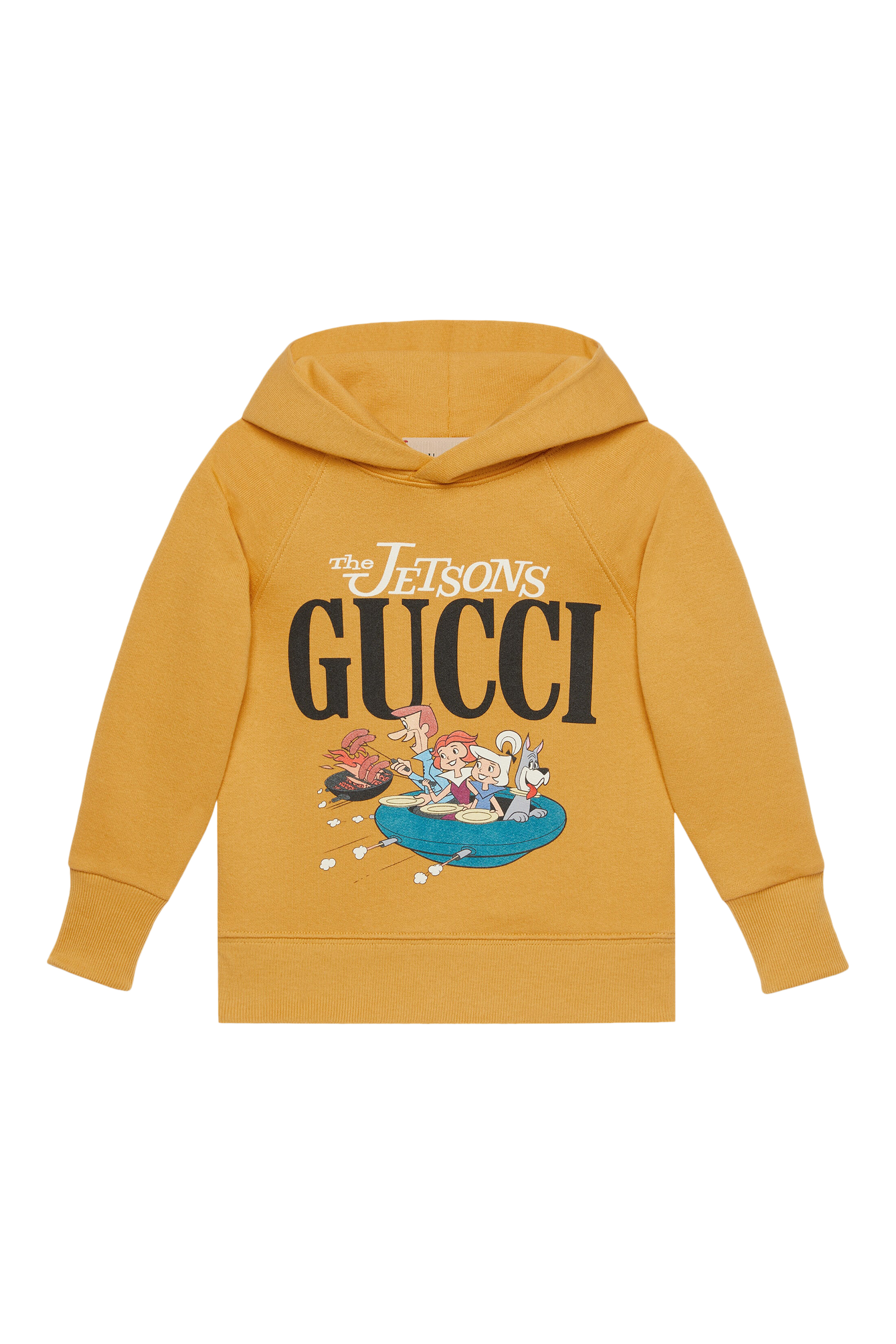 سويت شيرت بغطاء رأس قطن للأطفال بطبعات جيتسونز