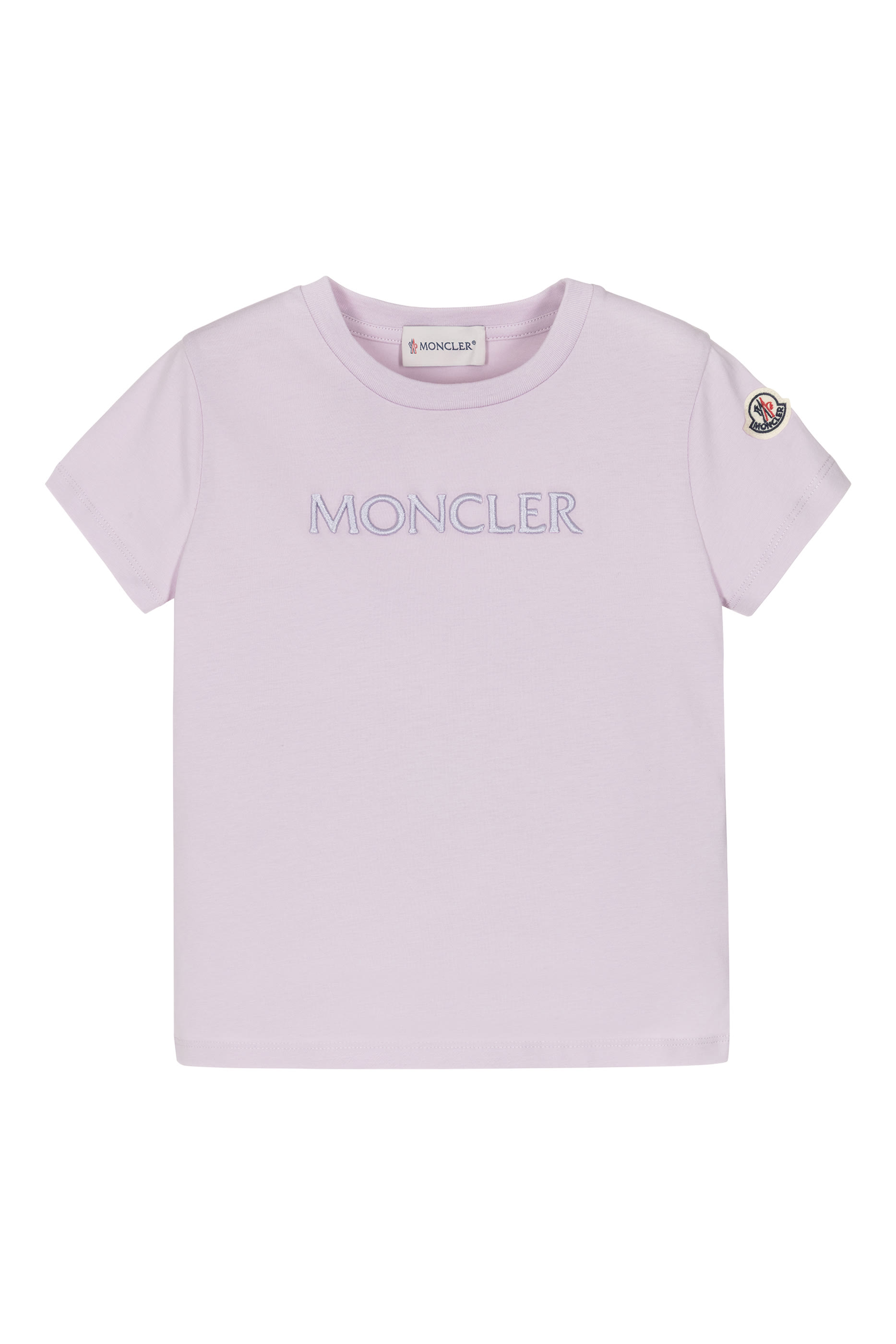 تيشيرت مطرز بشعار الماركة قطن للأطفال